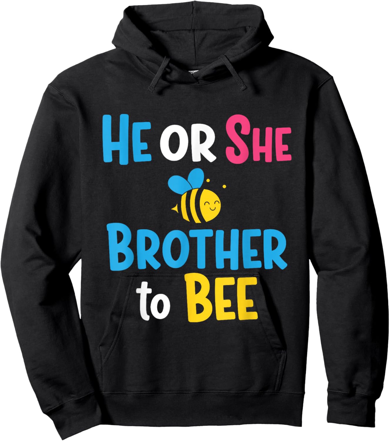 He Or She Brother to Bee Hoodie - Hoodie | Black