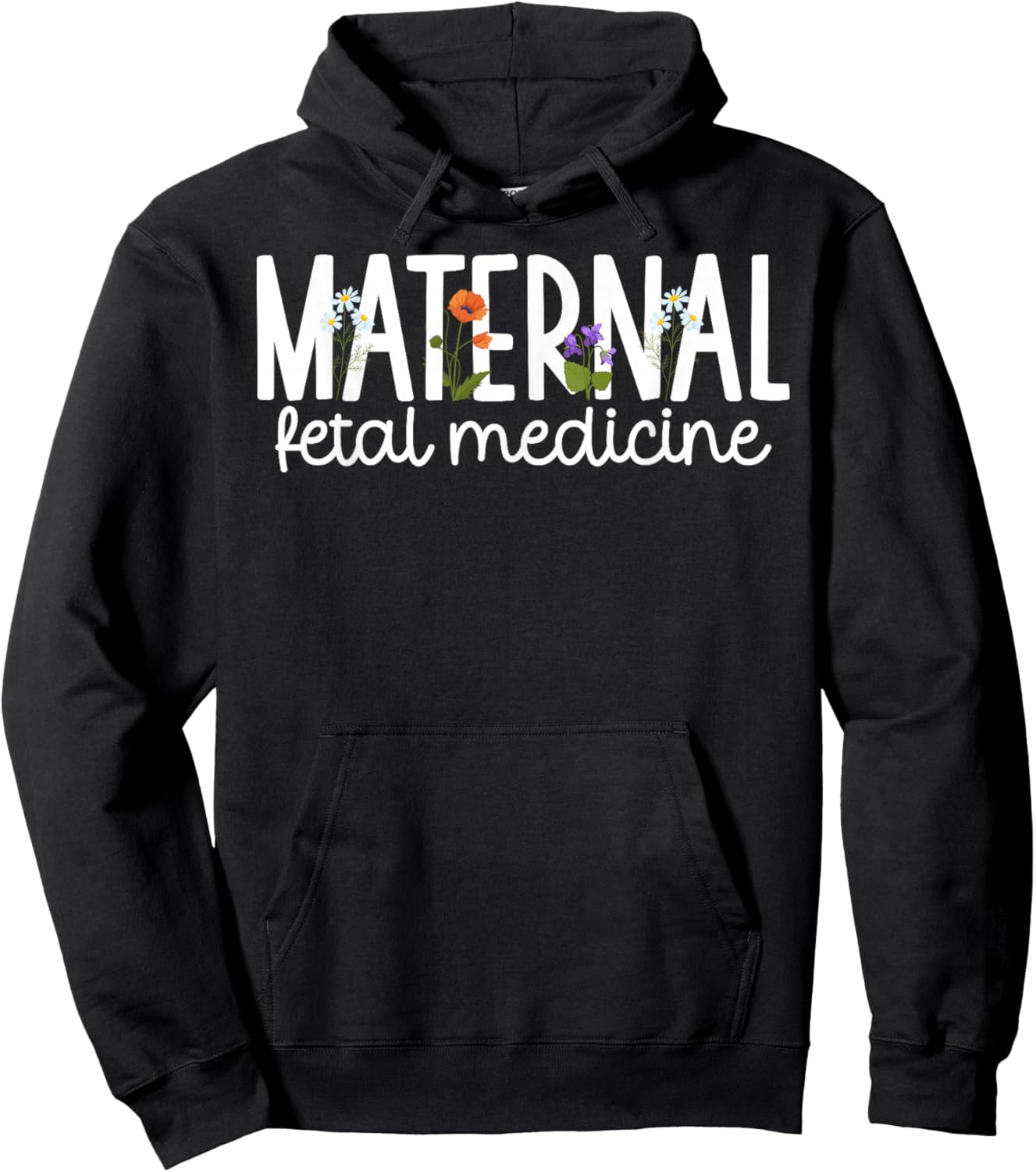 Maternal Fetal Medicine Nurse MFM Nurse Hoodie - Hoodie | Black