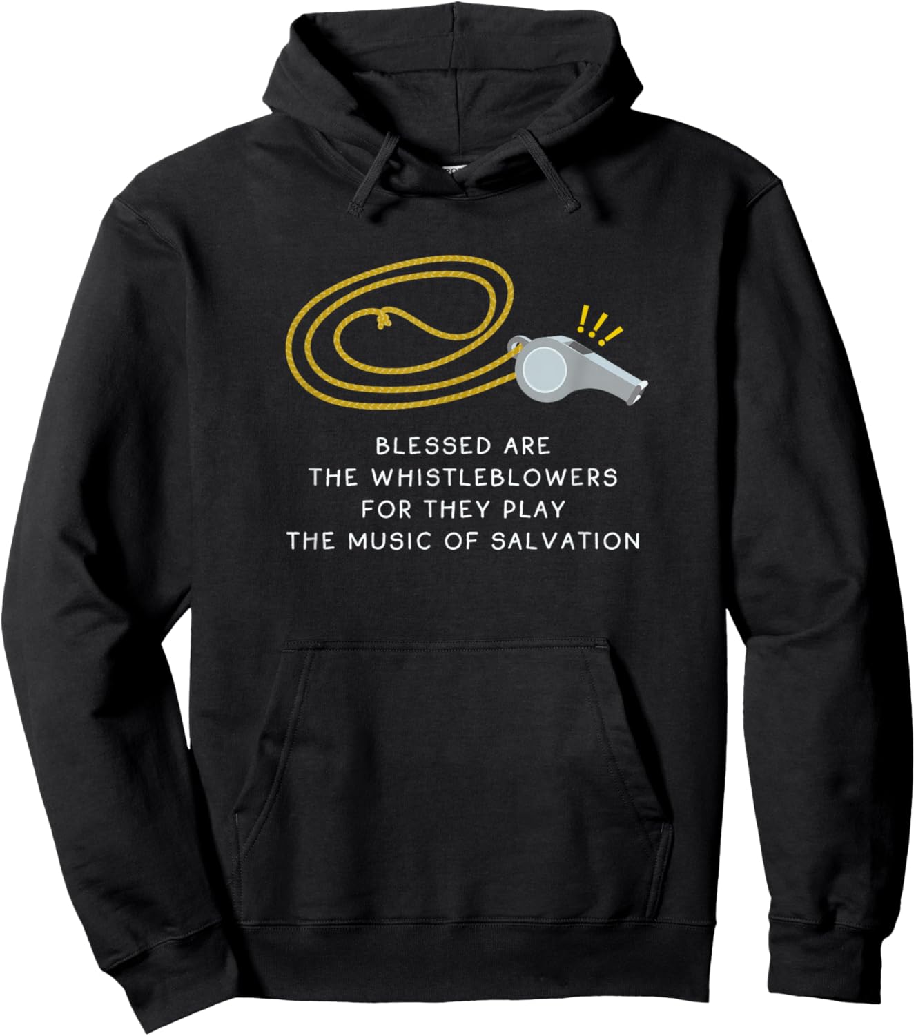 Blessed are The WHISTLEBLOWERS Hoodie - Hoodie | Black