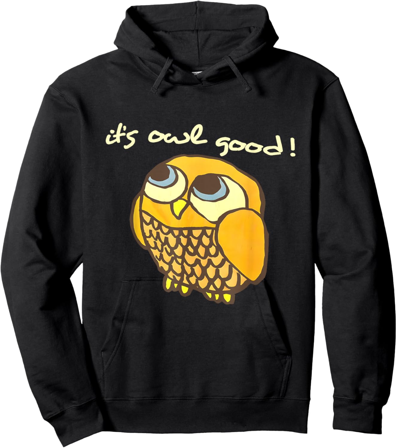 It's Owl Good Funny Women Hoodie - Hoodie | Black