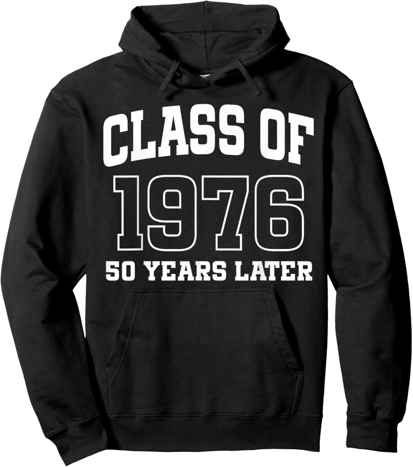 Class of 1976 Reunion 50 Years Alumni Graduation High School Hoodie - Hoodie | Black