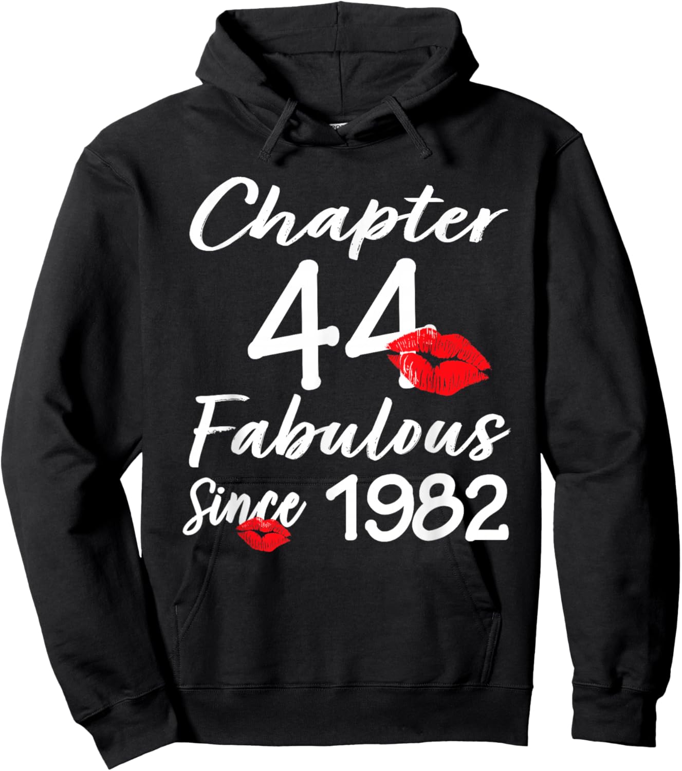 Chapter 44 Fabulous Since 1982 44th Birthday Girls Women Hoodie - Hoodie | Black