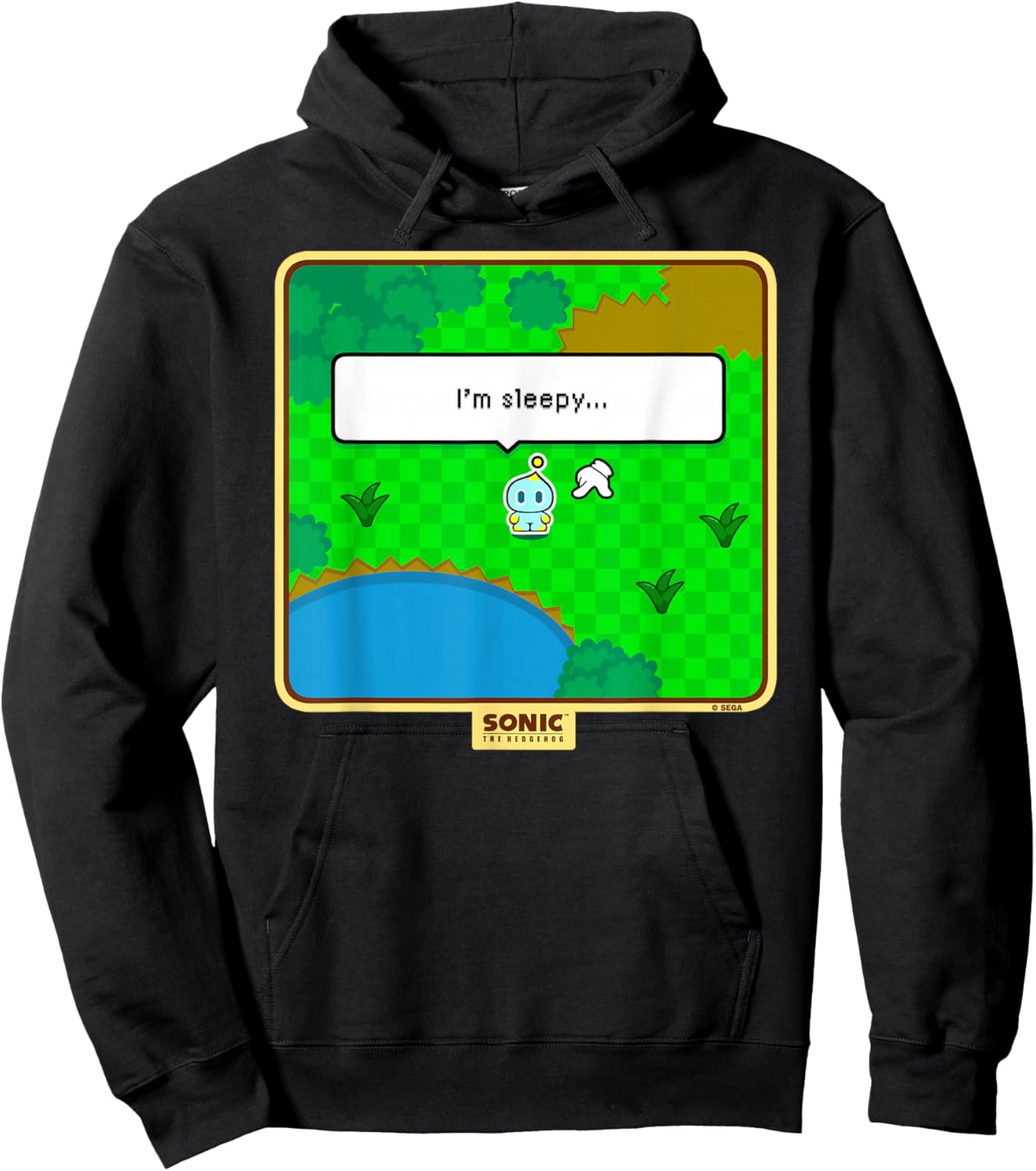 Sonic the Hedgehog Earth Day Chao Garden Hoodie - Hoodie | Black