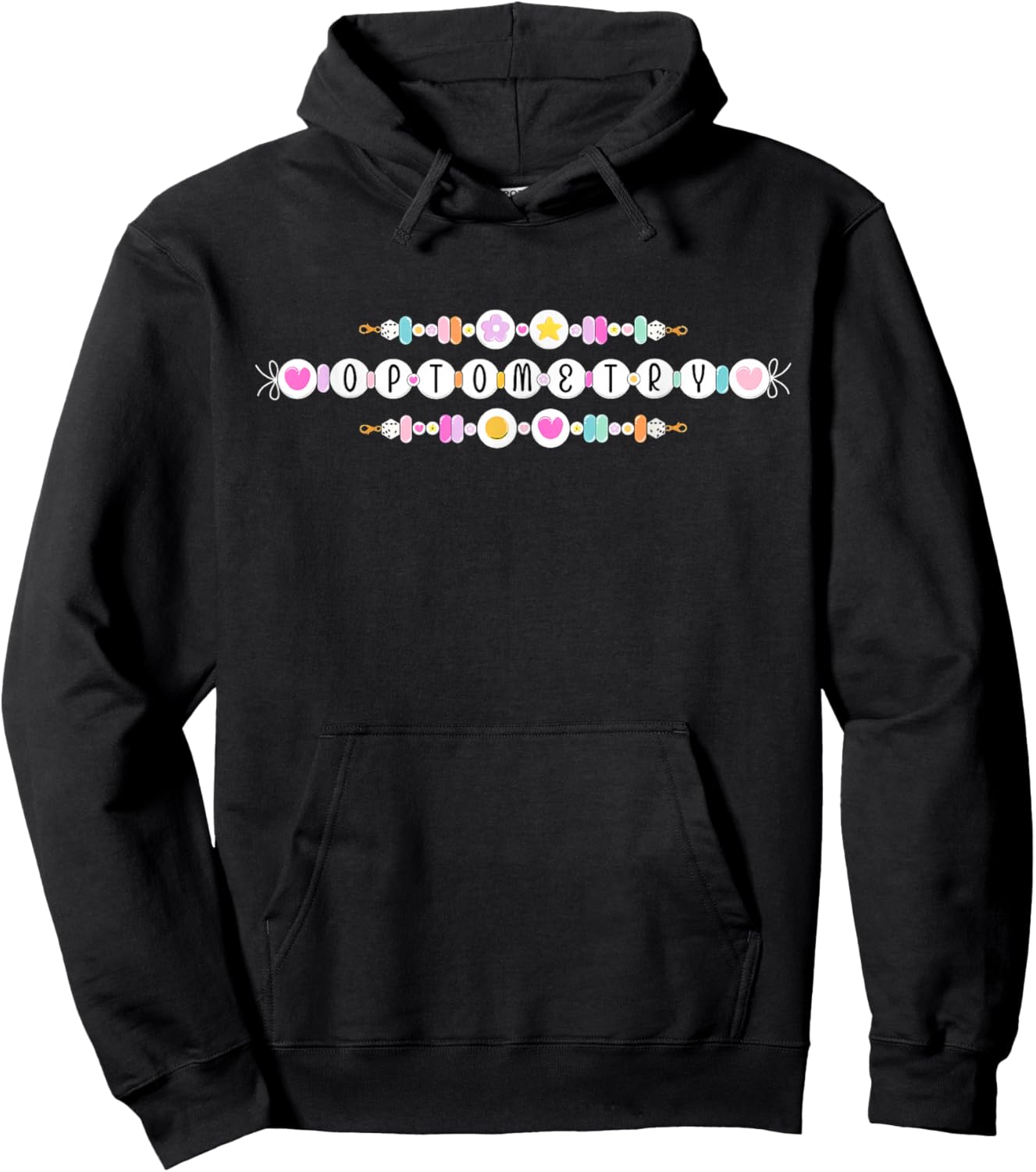 Friendship Bracelet Optometry Eye Dr Optician Sight Squad Hoodie - Hoodie | Black