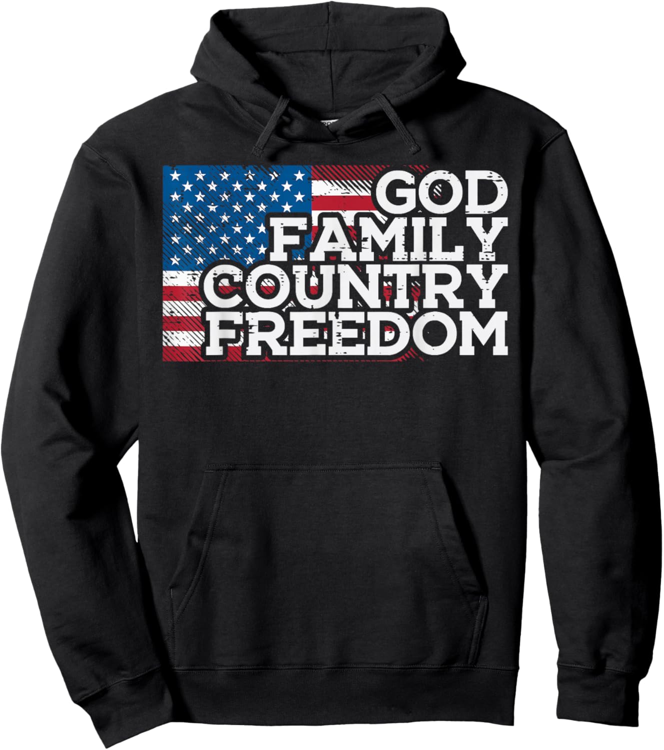 Christian Religious God Jesus Patriotic Men Women Kids Hoodie - Hoodie | Black