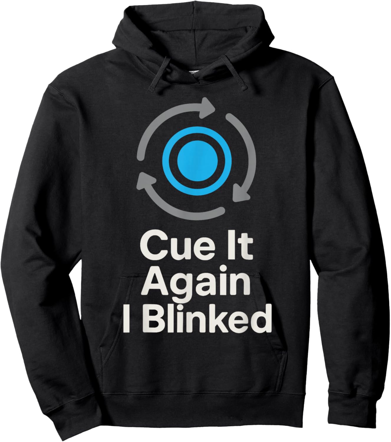 Theater Tech Crew Stage Technician Sound Lighting Gift Hoodie - Hoodie | Black