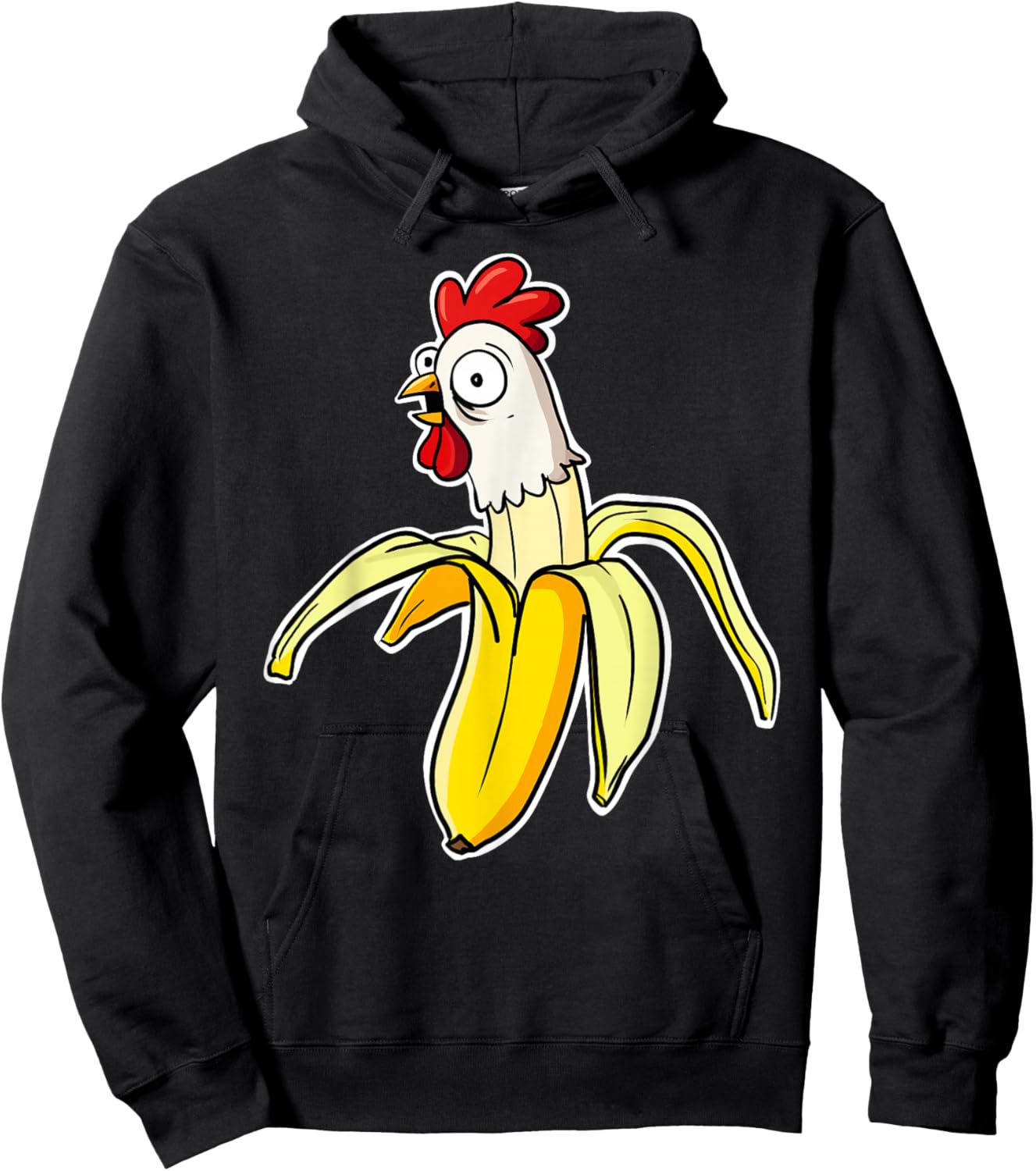 Chicken Banana Hoodie - Hoodie | Black