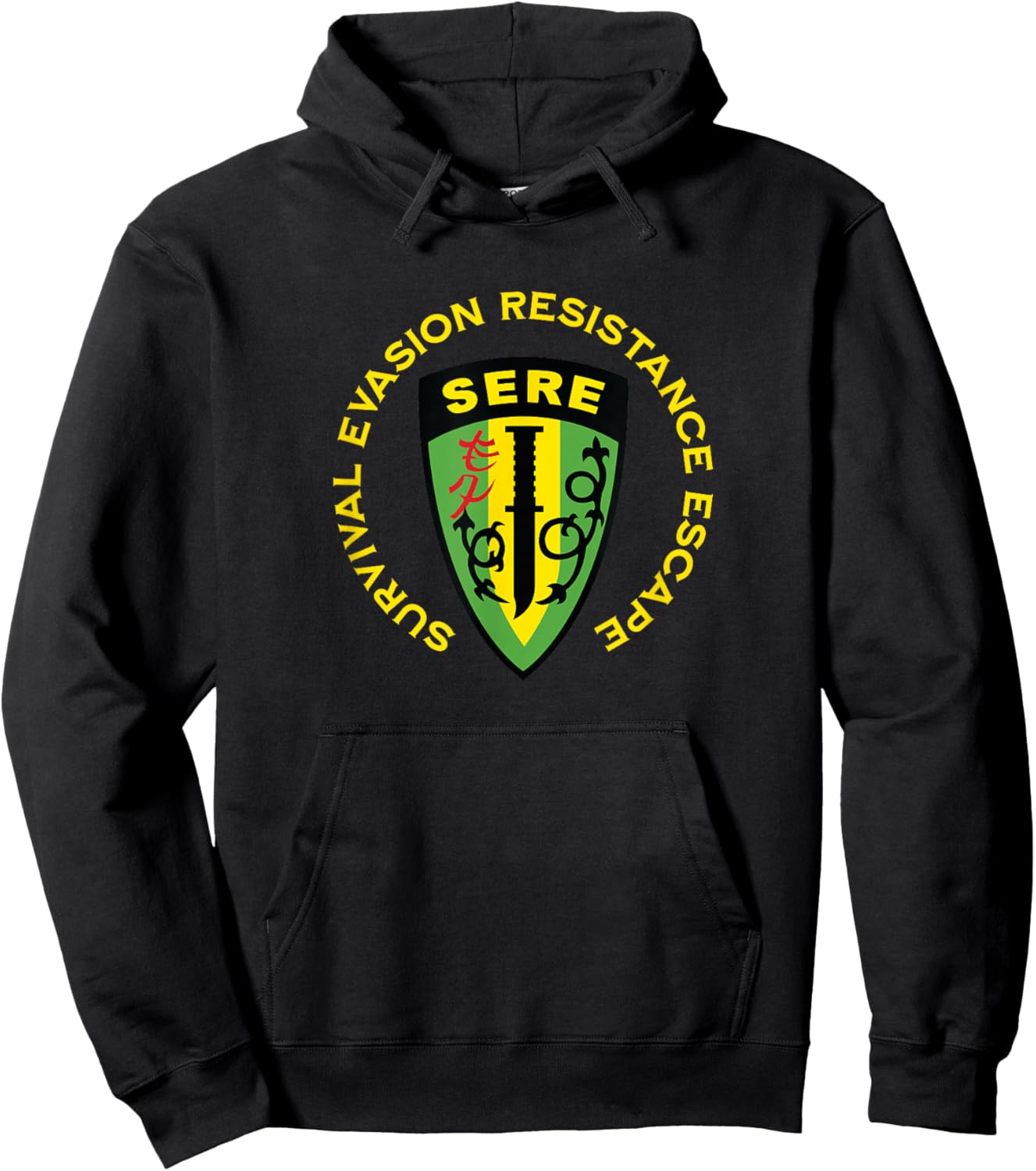 SERE Survival Evasion Resistance Escape Hoodie - Hoodie | Black
