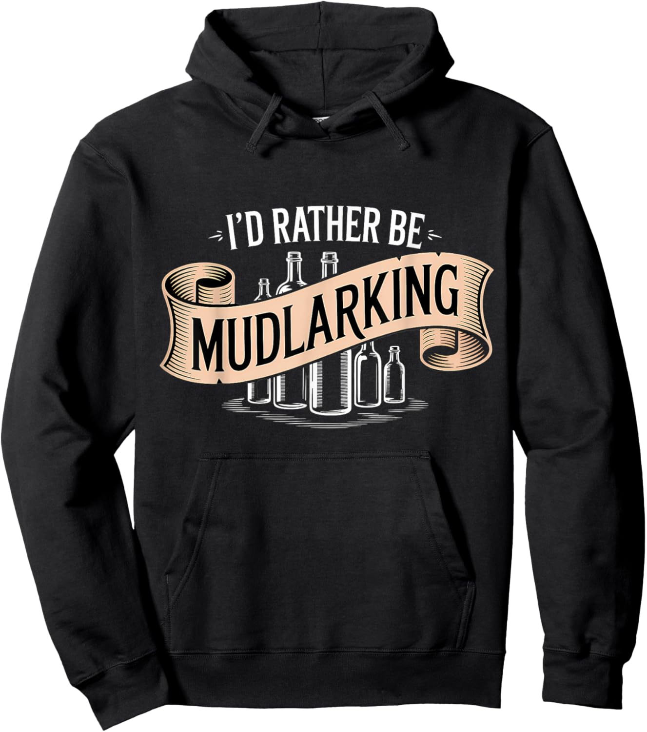 I'd Rather Be Mudlarking Hoodie - Hoodie | Black