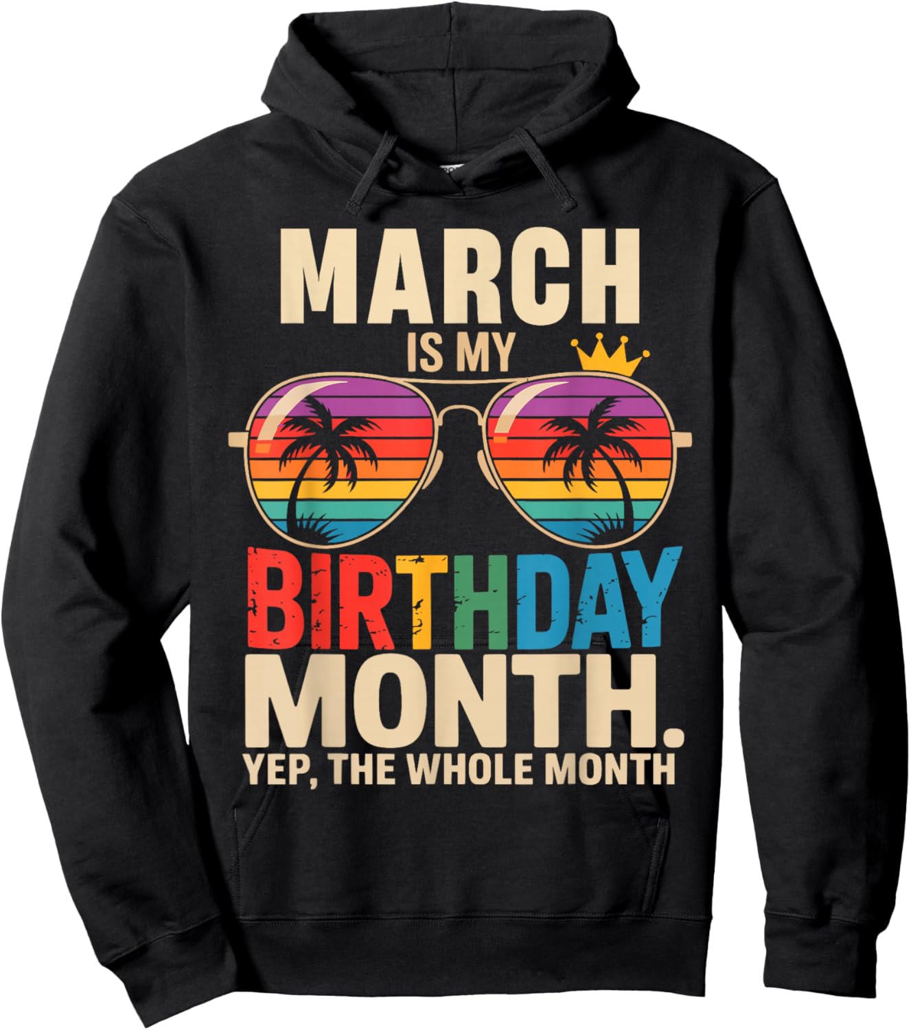 March is My Birthday March Birthday Hoodie - Hoodie | Black
