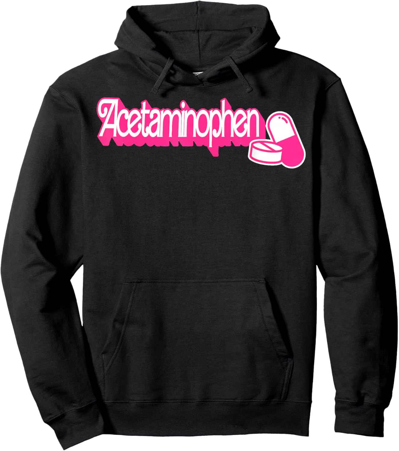 Acetaminophen Pronounce Funny How to Pronounce Formula Hoodie - Hoodie | Black