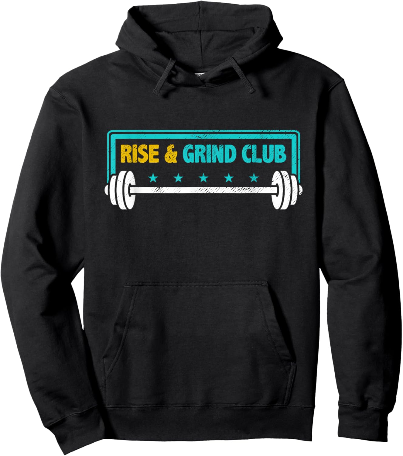 Rise & Grind Club Hoodie - Hoodie | Black