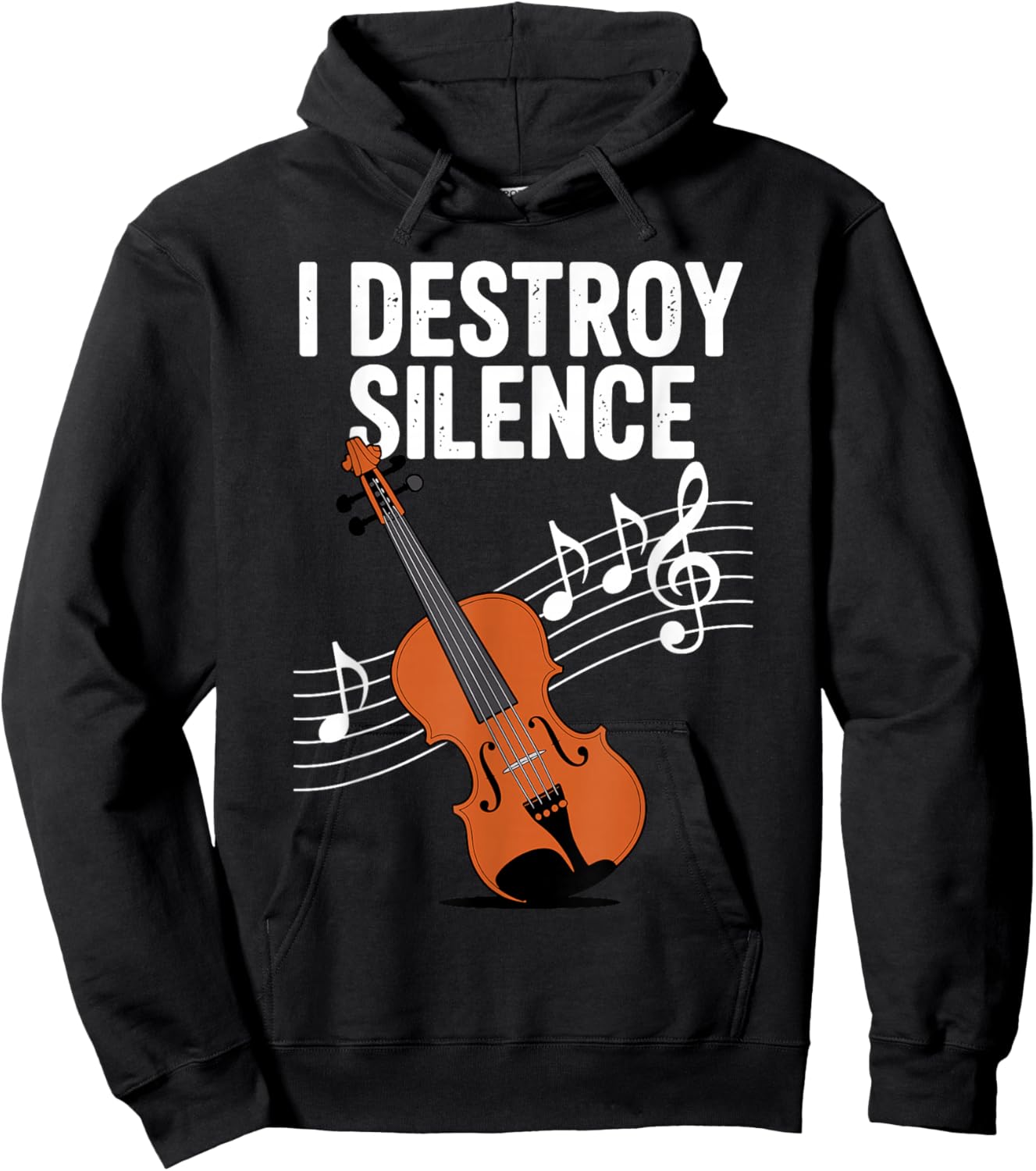 Cool Violin Art Women Violinist Violin Player Violin Hoodie - Hoodie | Black