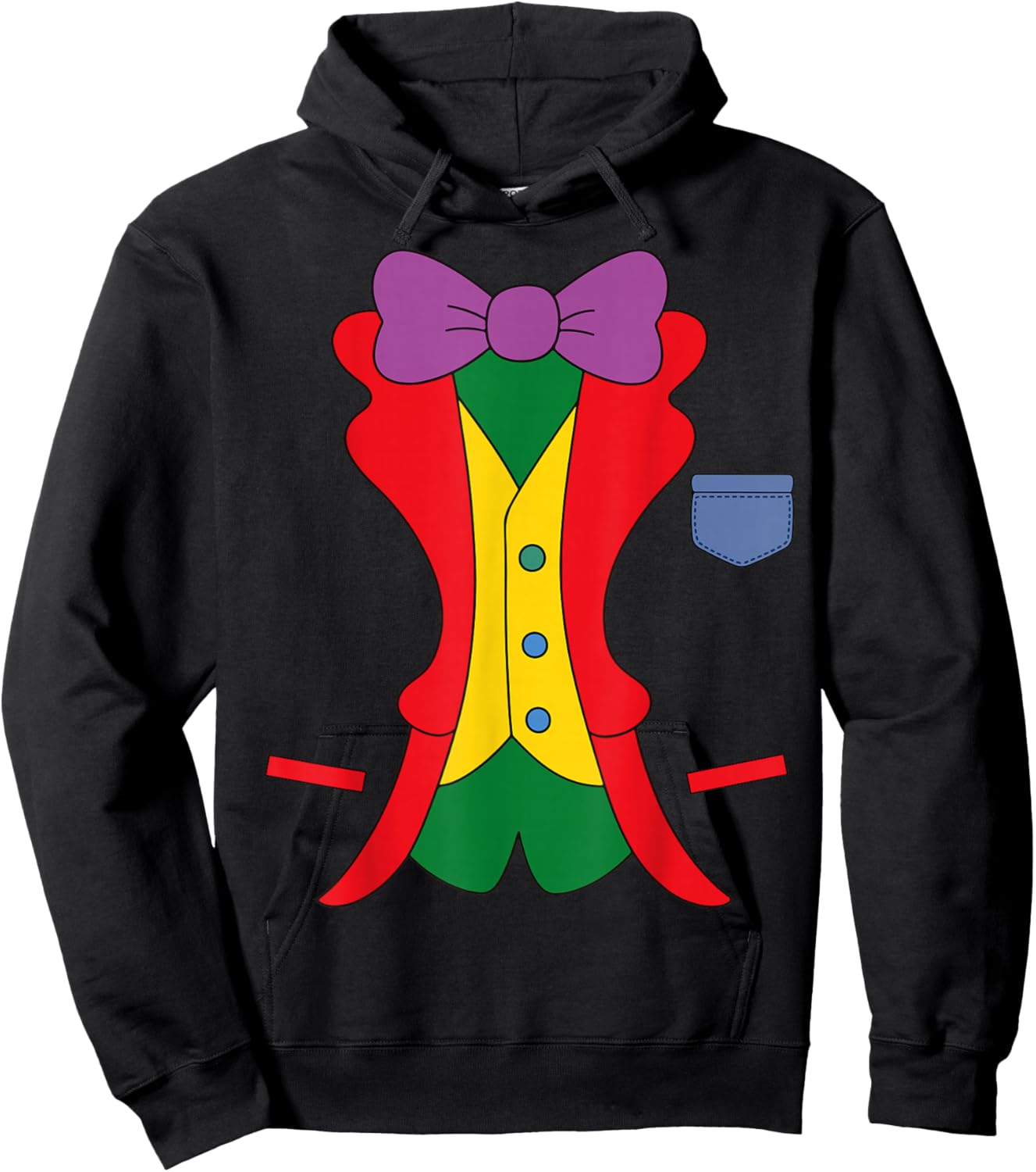 Halloween Mad Hatter Costume Alice in Wonderland Novel Book Hoodie - Hoodie | Black