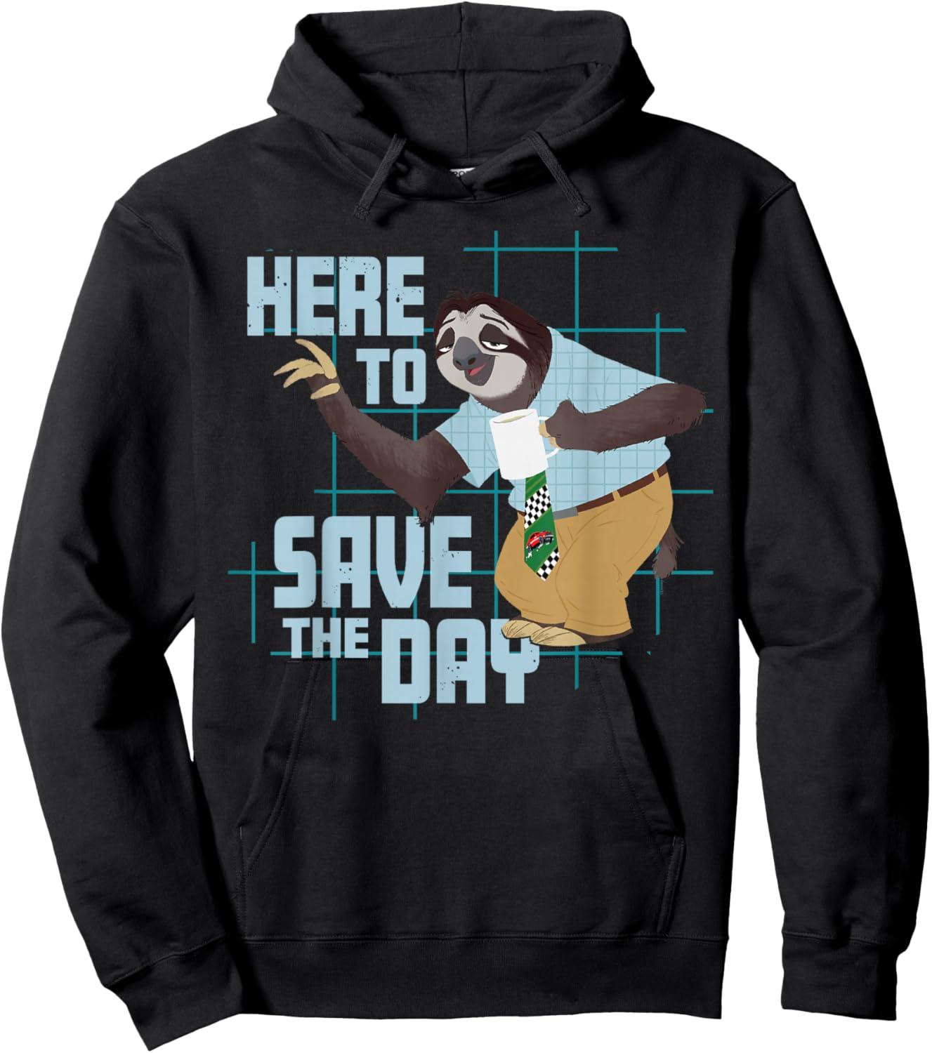 Disney Zootopia 2 Flash Sloth Here to Save The Day Funny Hoodie - Hoodie | Black
