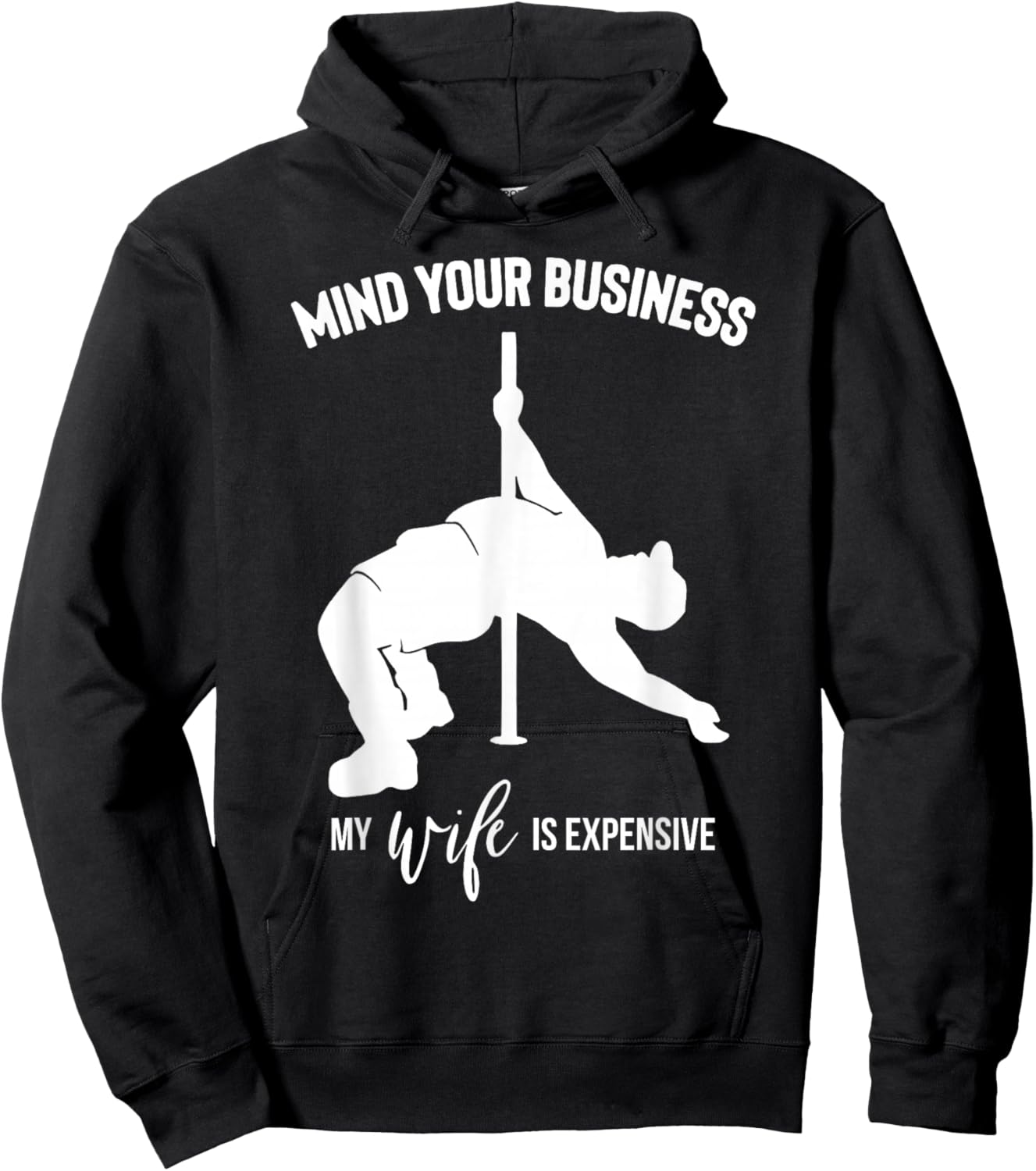 Mind Your Business My Wife is Expensive Hoodie - Hoodie | Black