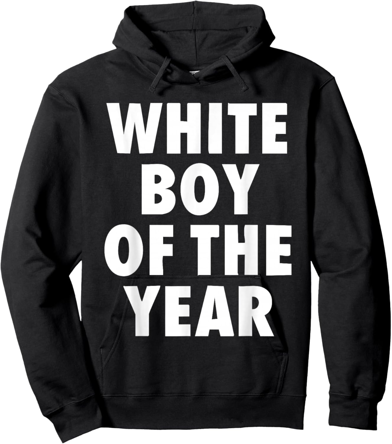 White Boy of The Year Boys Kids Funny Graphic Hoodie - Hoodie | Black