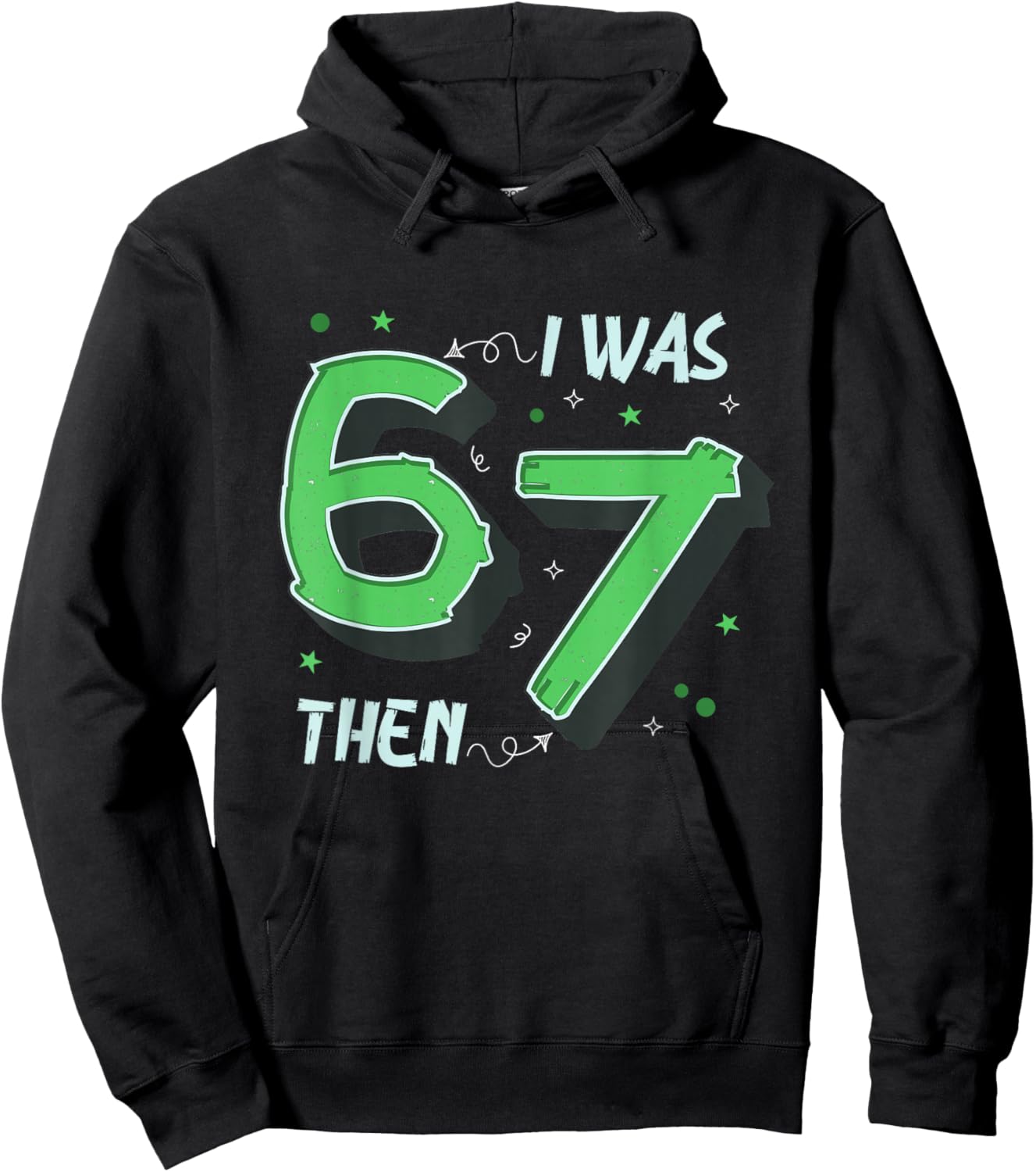 I was 6 Then 7 Now I'm 8 Hoodie - Hoodie | Black