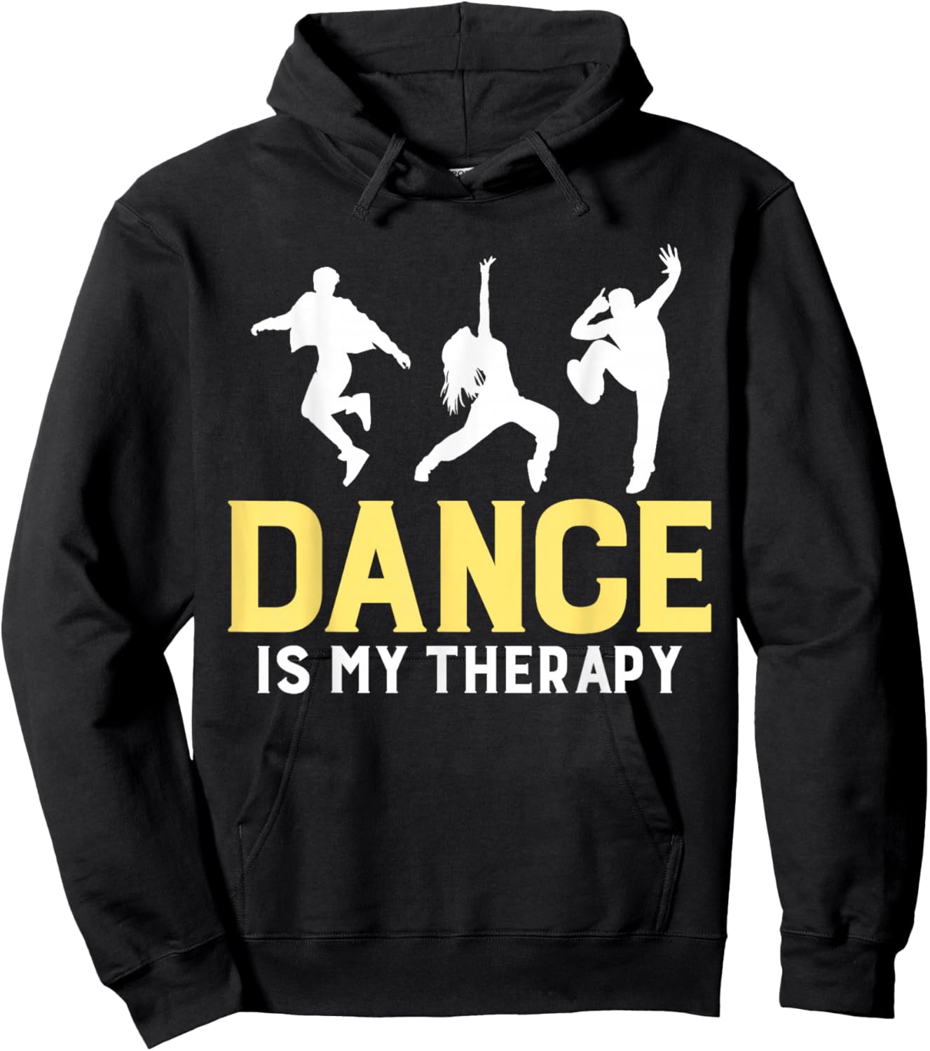 Dance is My Therapy Movement Expression Hoodie - Hoodie | Black