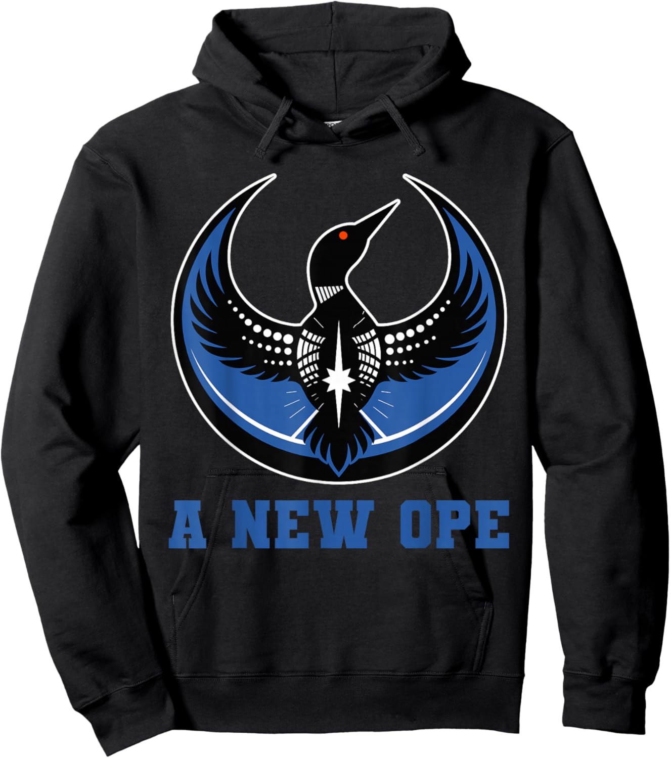 A New Ope Minnesota Rebel New State Flag Hoodie - Hoodie | Black