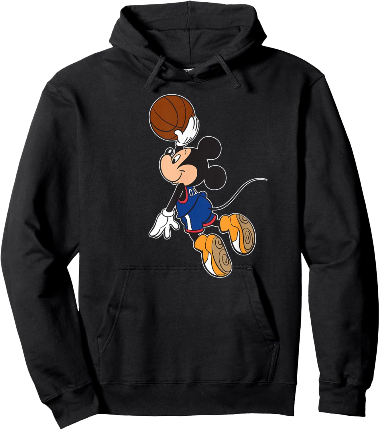 Disney Sports Mickey Mouse Basketball Team Player Hoodie - Hoodie | Black