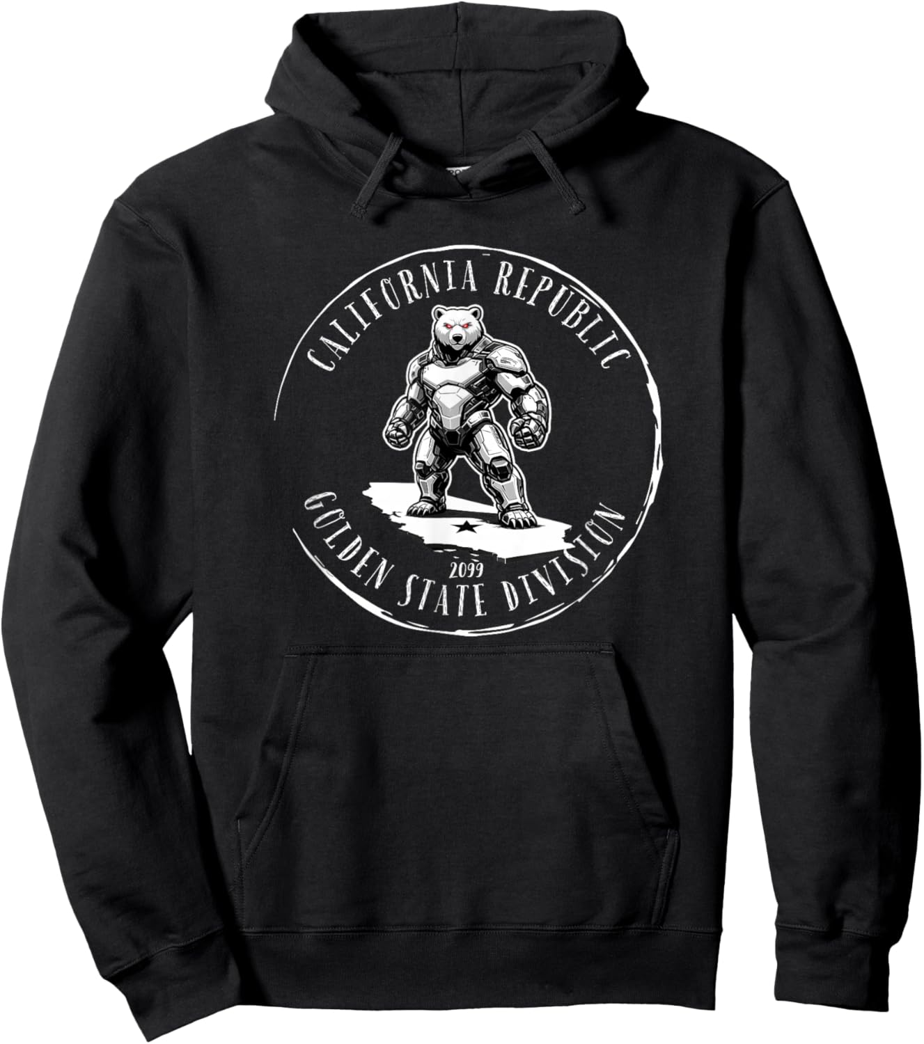 California Republic Golden State Division 2099 Hoodie - Hoodie | Black