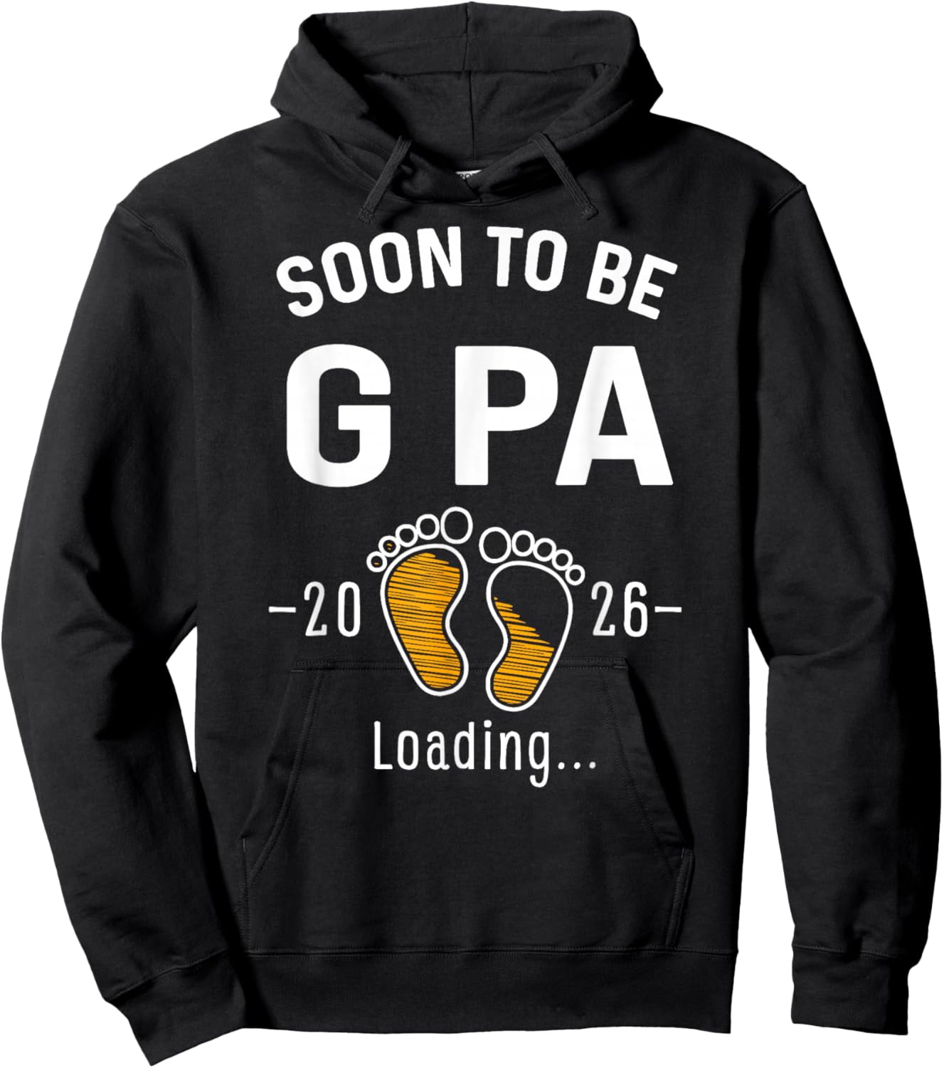 Soon to Be G Pa 2026 Loading Funny Pregnancy Announcement Hoodie - Hoodie | Black