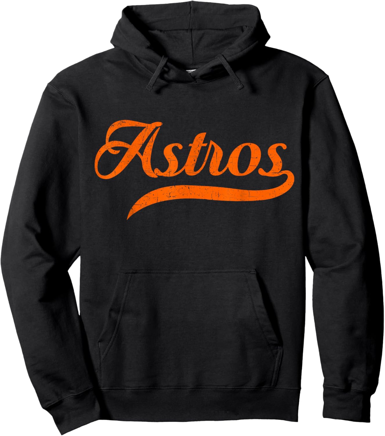 Vintage Astro Retro Style 70s 80s 90s First Name Hoodie - Hoodie | Black