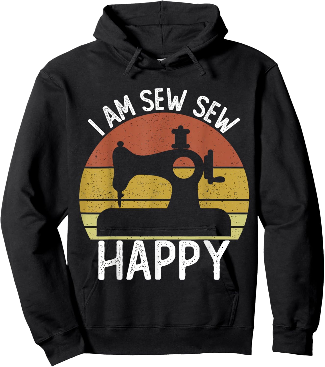 Quilter Sewing Machine Seamstress Women Girls Funny Sewing Hoodie - Hoodie | Black