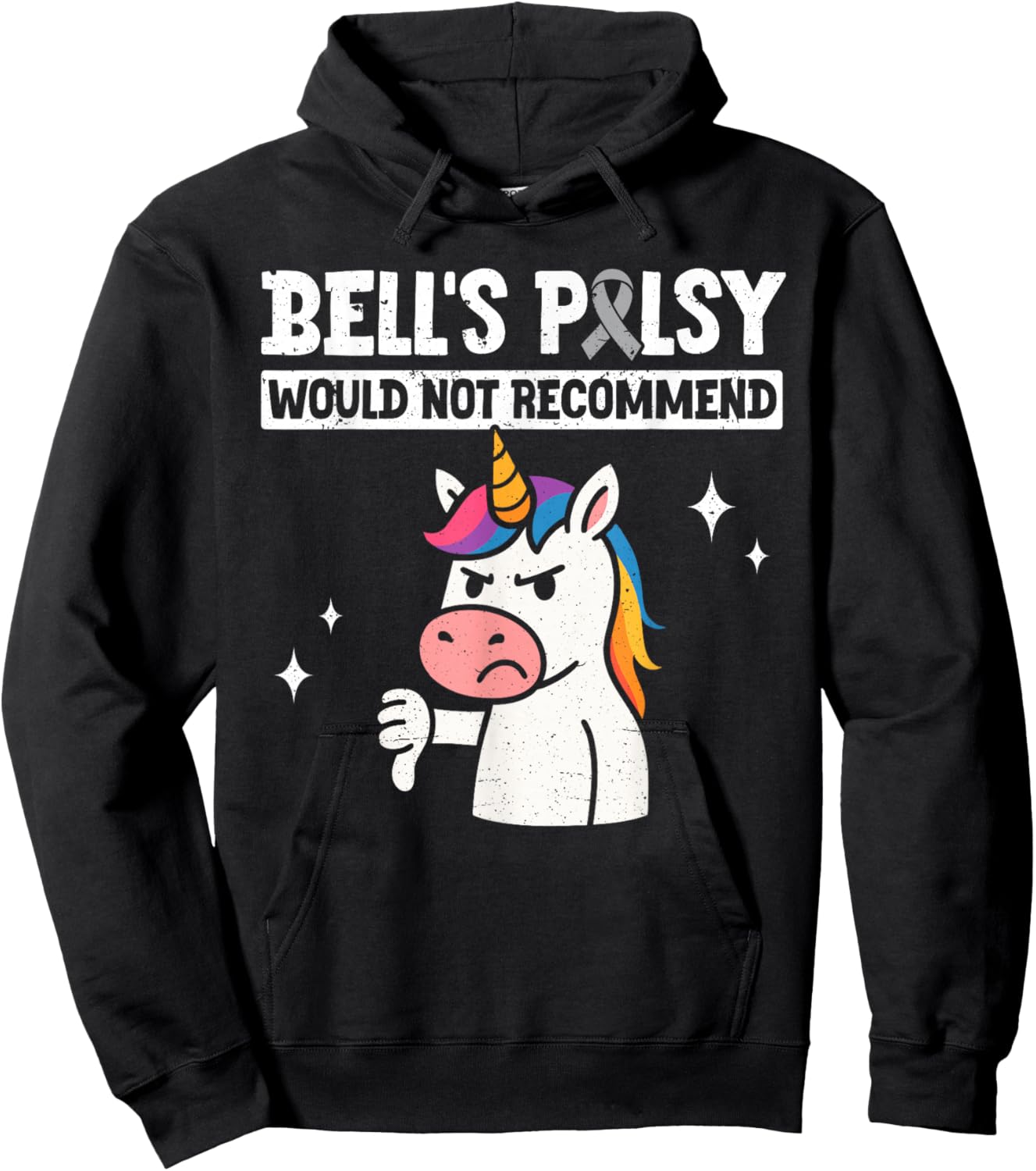 Bells Palsy Warrior Hoodie - Hoodie | Black