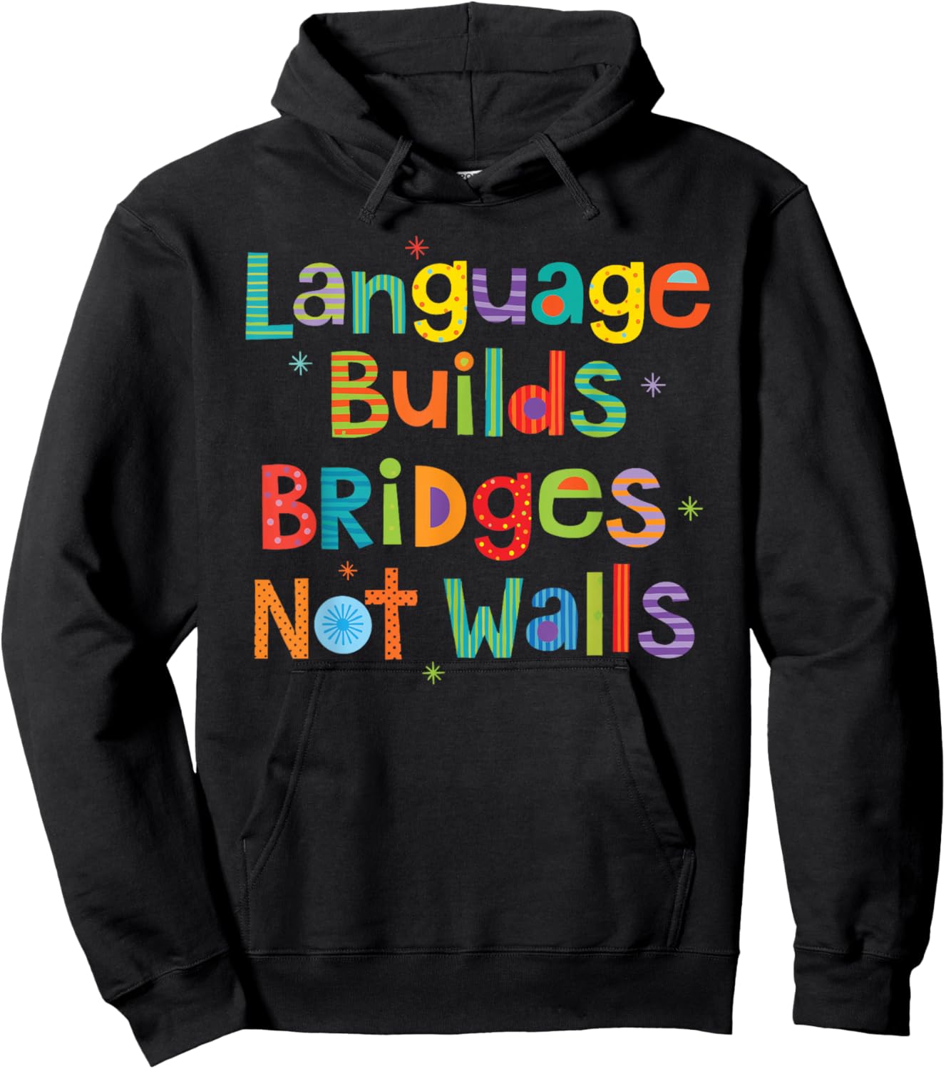 ESL ELL Spanish Language Teacher Hoodie - Hoodie | Black