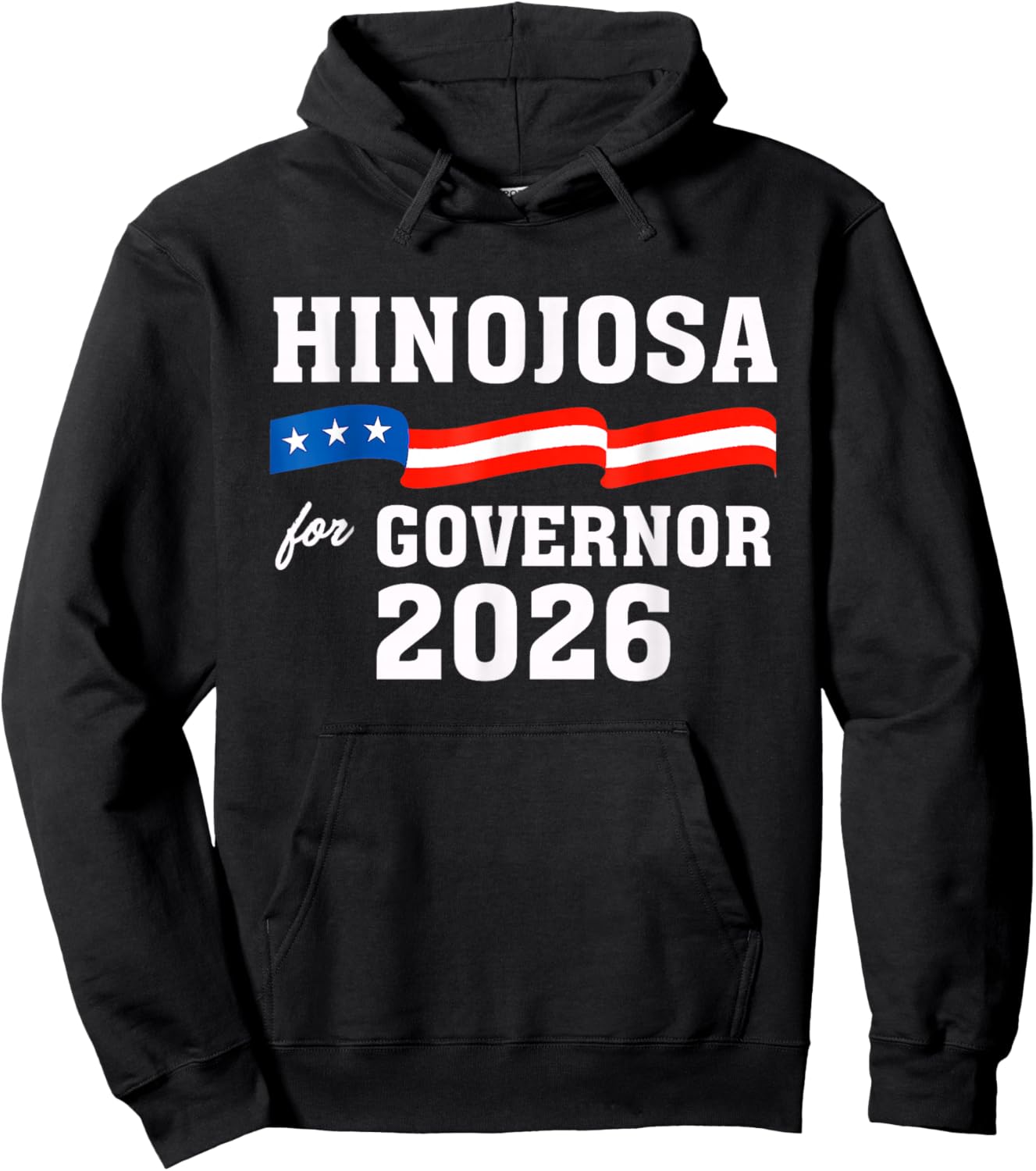 Gina Hinojosa for Governor Texas 2026 Election Campaign Hoodie - Hoodie | Black