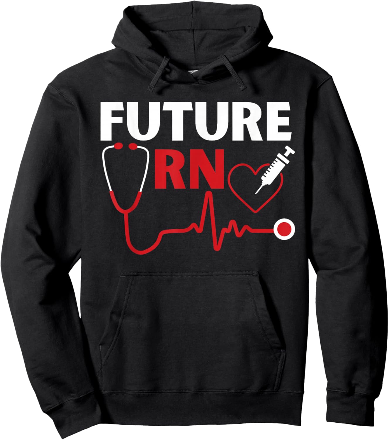 Future RN Nurse Nursing Student Registered Nurse in Training Hoodie - Hoodie | Black