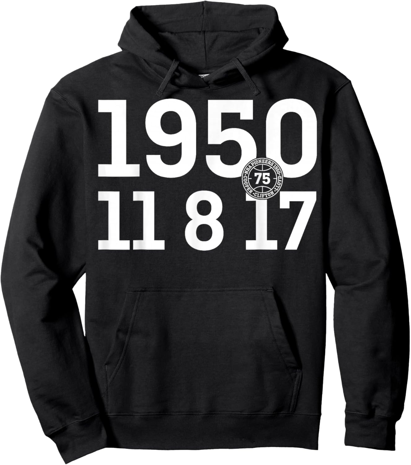 75th Anniversary 1950 11 8 17 Hoodie - Hoodie | Black