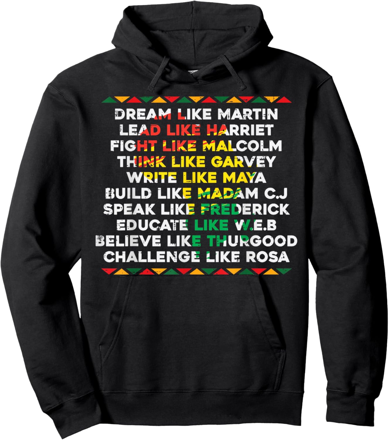 Black History Africa Map Dream Like Martin Men Women Kids Hoodie - Hoodie | Black