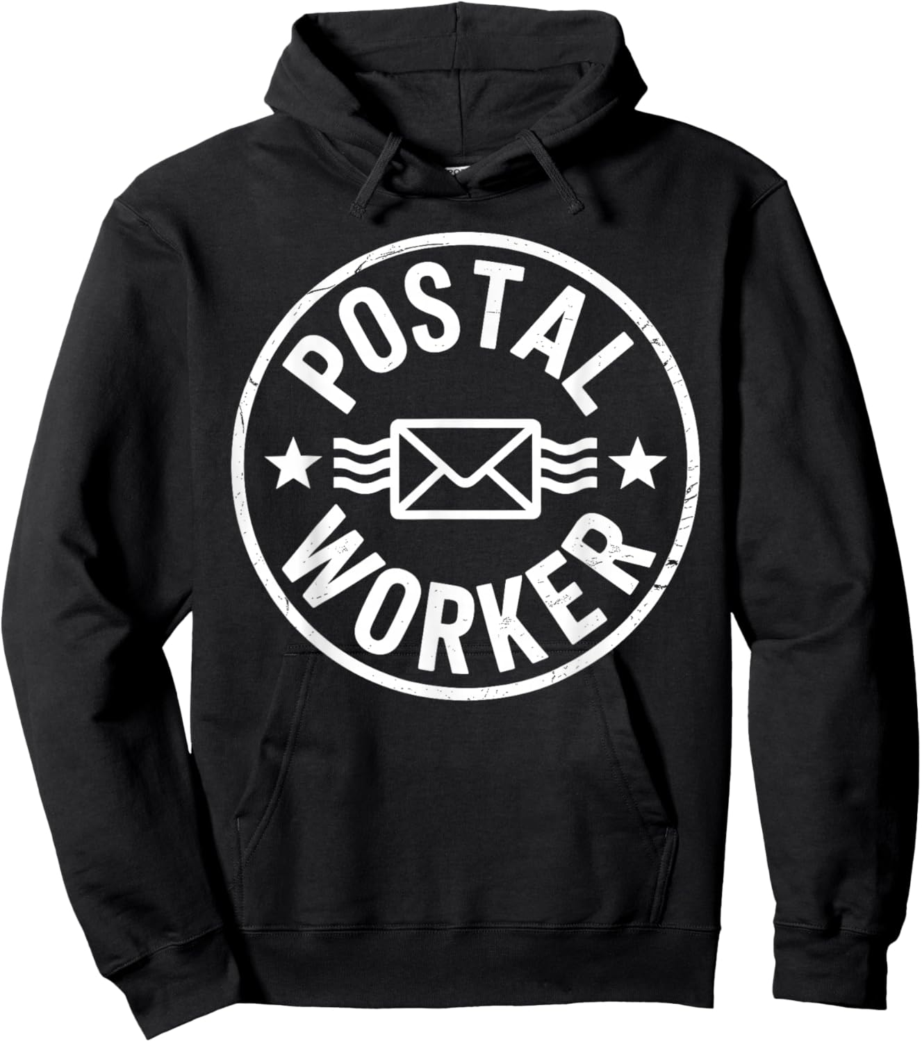 Funny Postal Worker Art Women Mail Man Mail Carrier Hoodie - Hoodie | Black