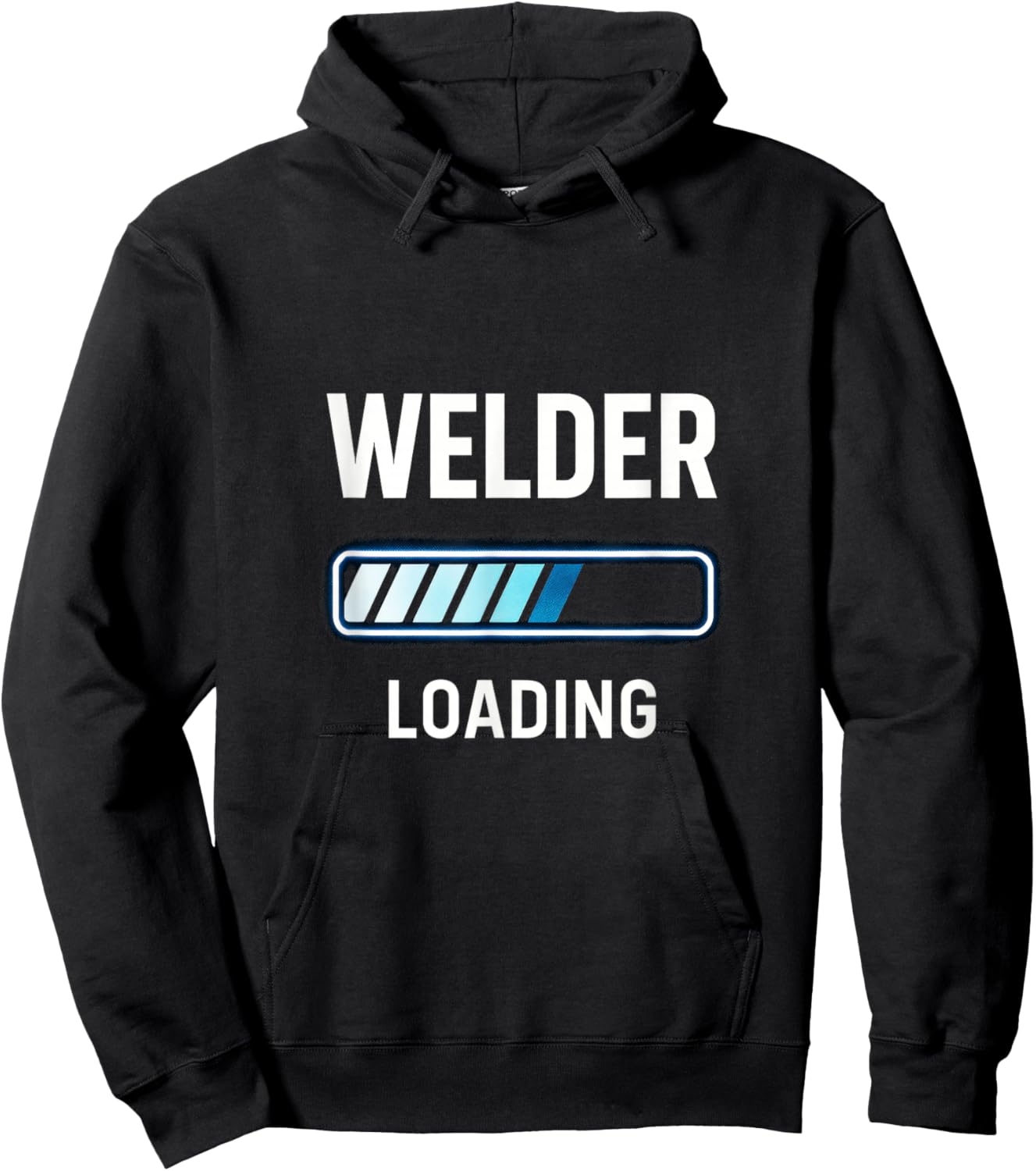 Welder Loading - Funny Graduation Job Hoodie - Hoodie | Black