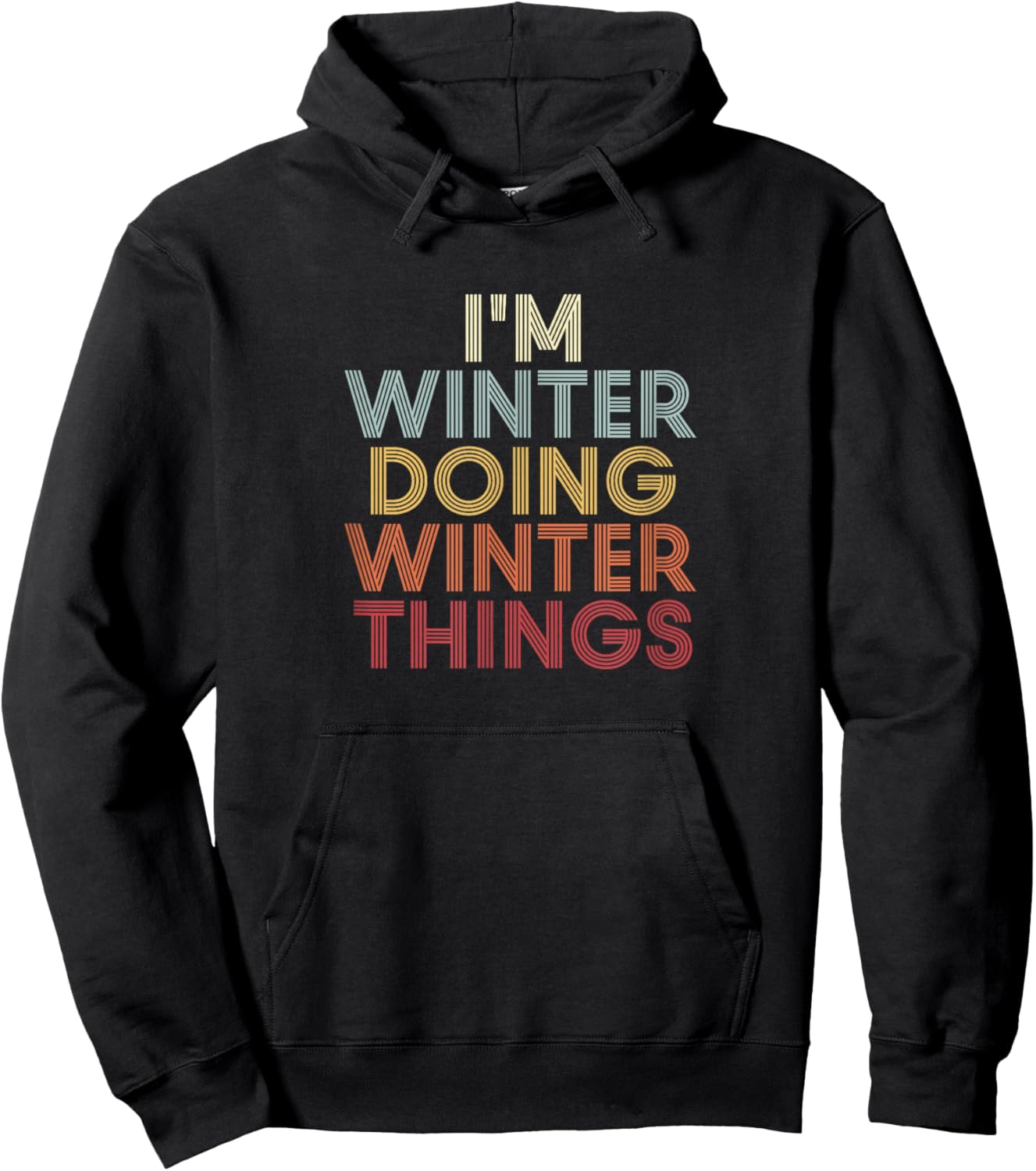 Winter Name Winter Personalized Name First Given Hoodie - Hoodie | Black