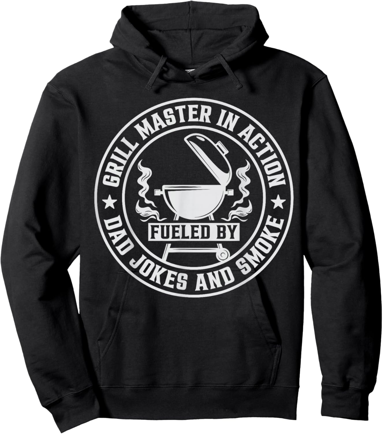 Barbecue Grill Love Dad Meat Smoker Funny BBQ Pit Master Men Hoodie - Hoodie | Black