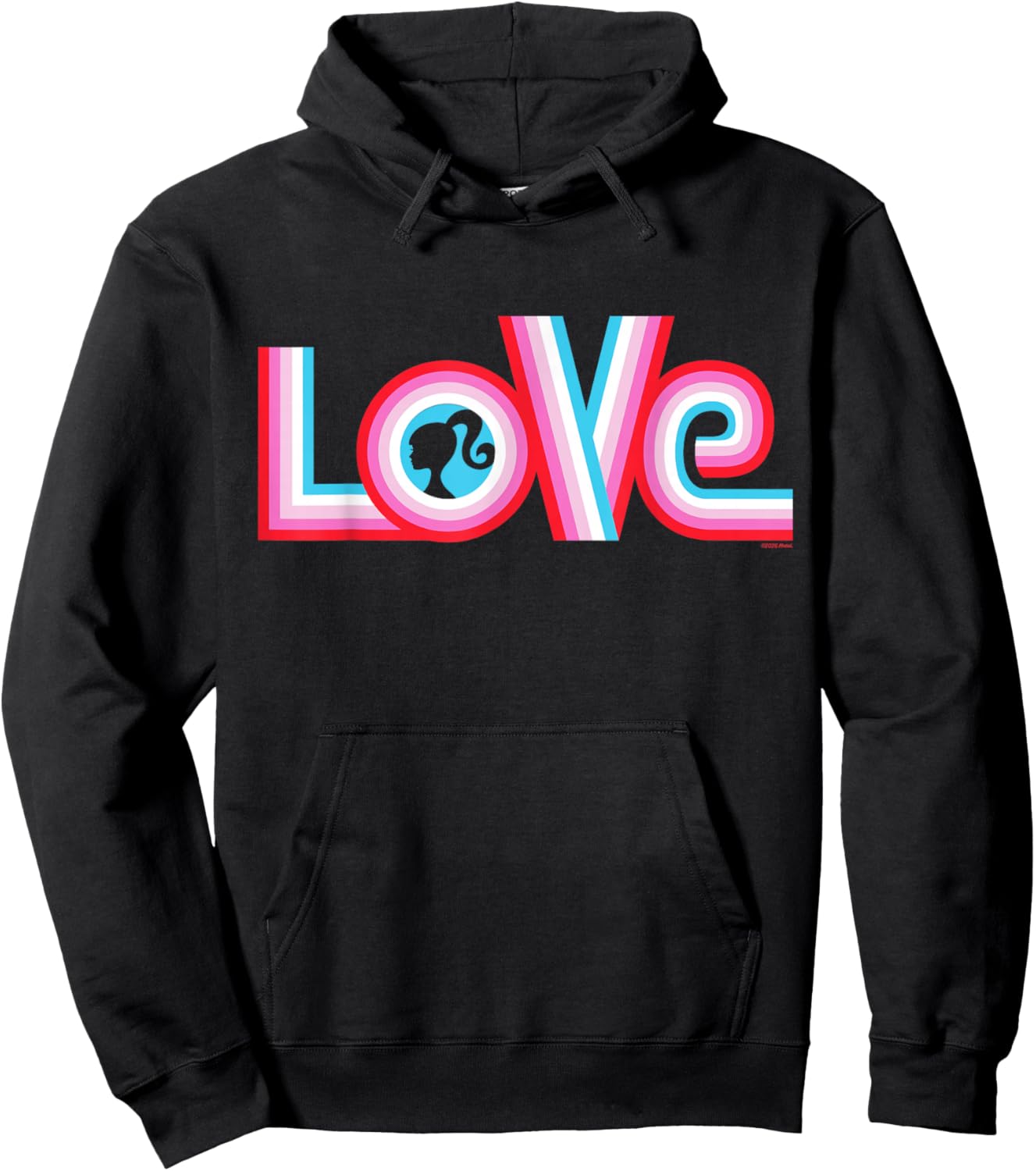 Barbie Valentine's Day Love Hoodie - Hoodie | Black