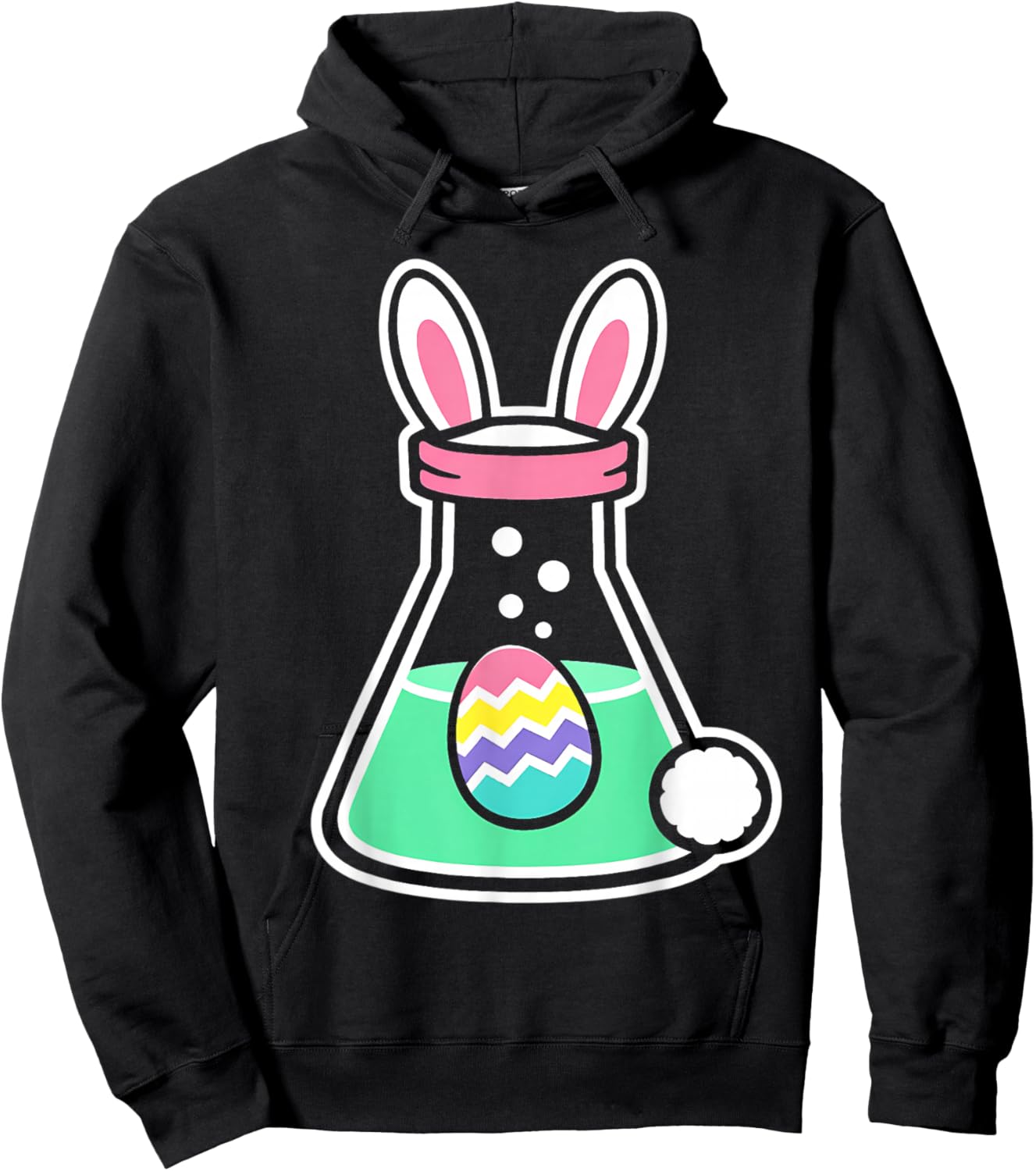 Chemistry Easter Bunny Rabbit Egg Biology Science Teacher Hoodie - Hoodie | Black