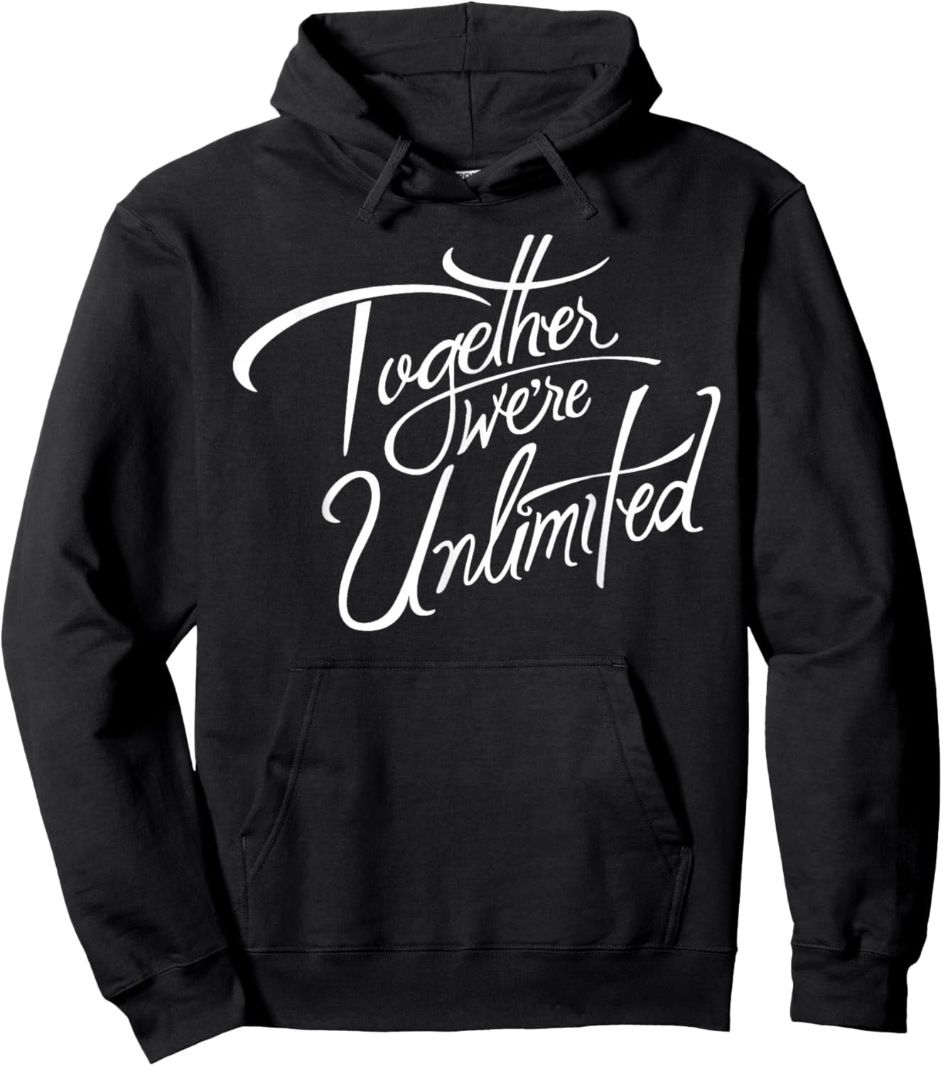 T-Shirt Hoodie - Hoodie | Black