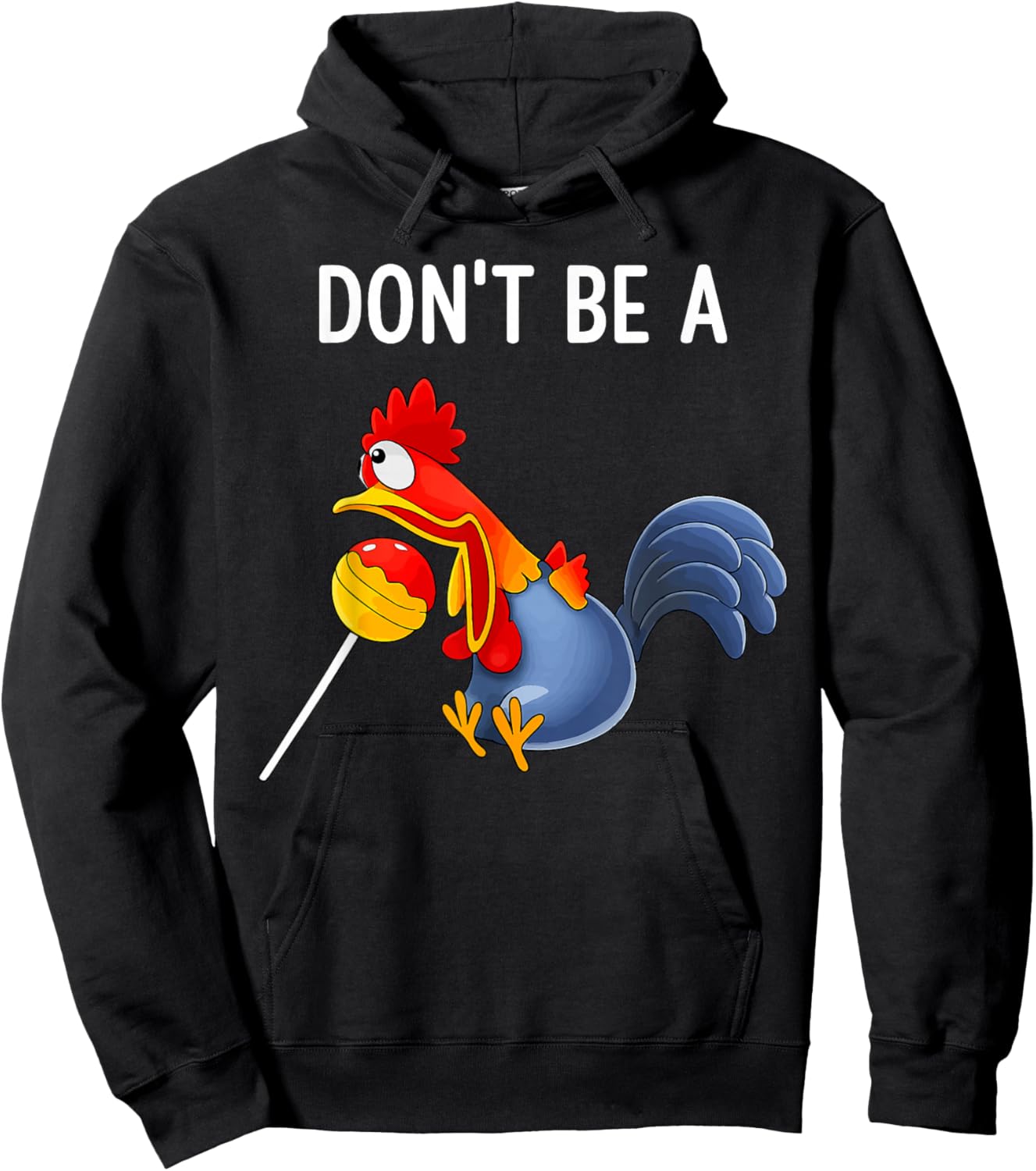 Don't be a Cocktail Sucker Funny Cock Lollipop Hoodie - Hoodie | Black