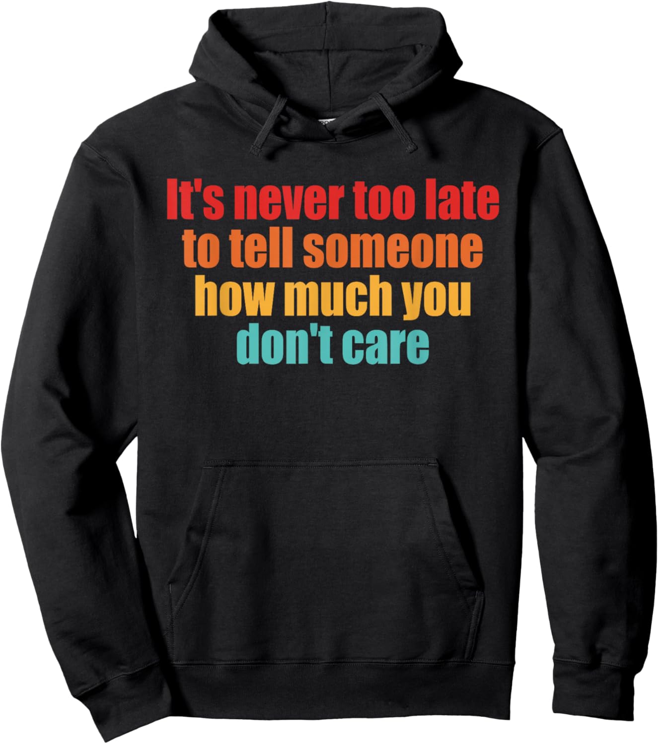 It's Never Too Late to Tell Someone, Inspire Hoodie - Hoodie | Black