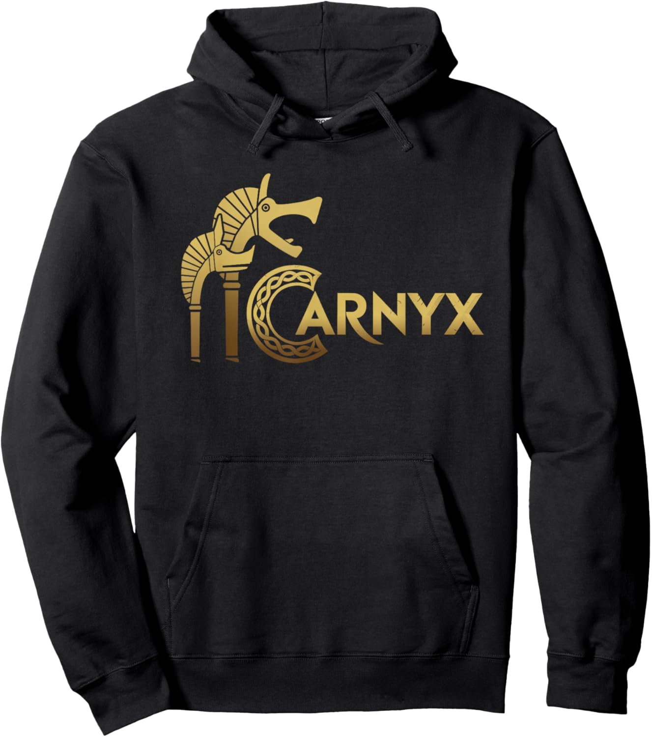 Carnyx Ancient Music Symbol Hoodie - Hoodie | Black