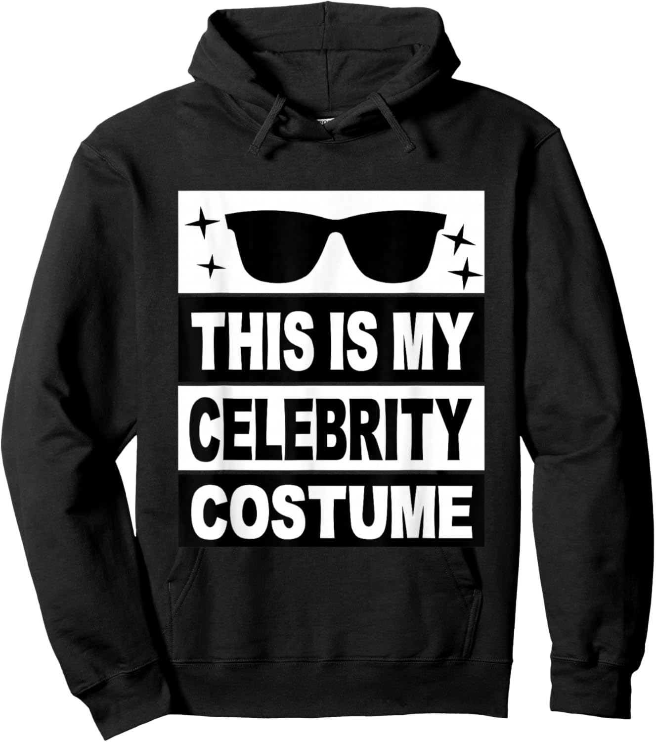 This is My Celebrity Costume Men Kids Women Ideas Girls Man Hoodie - Hoodie | Black