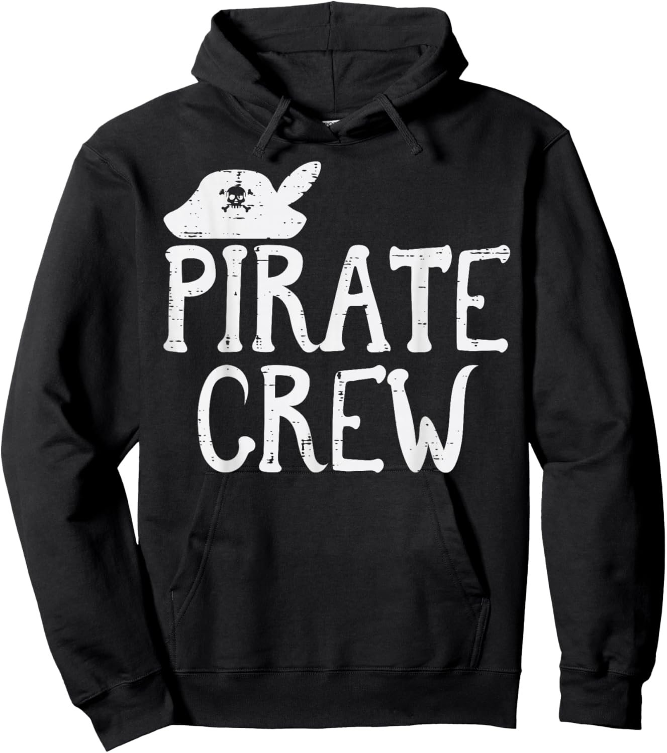 Pirate Crew Funny Team Squad Group Matching Men Women Kids Hoodie - Hoodie | Black