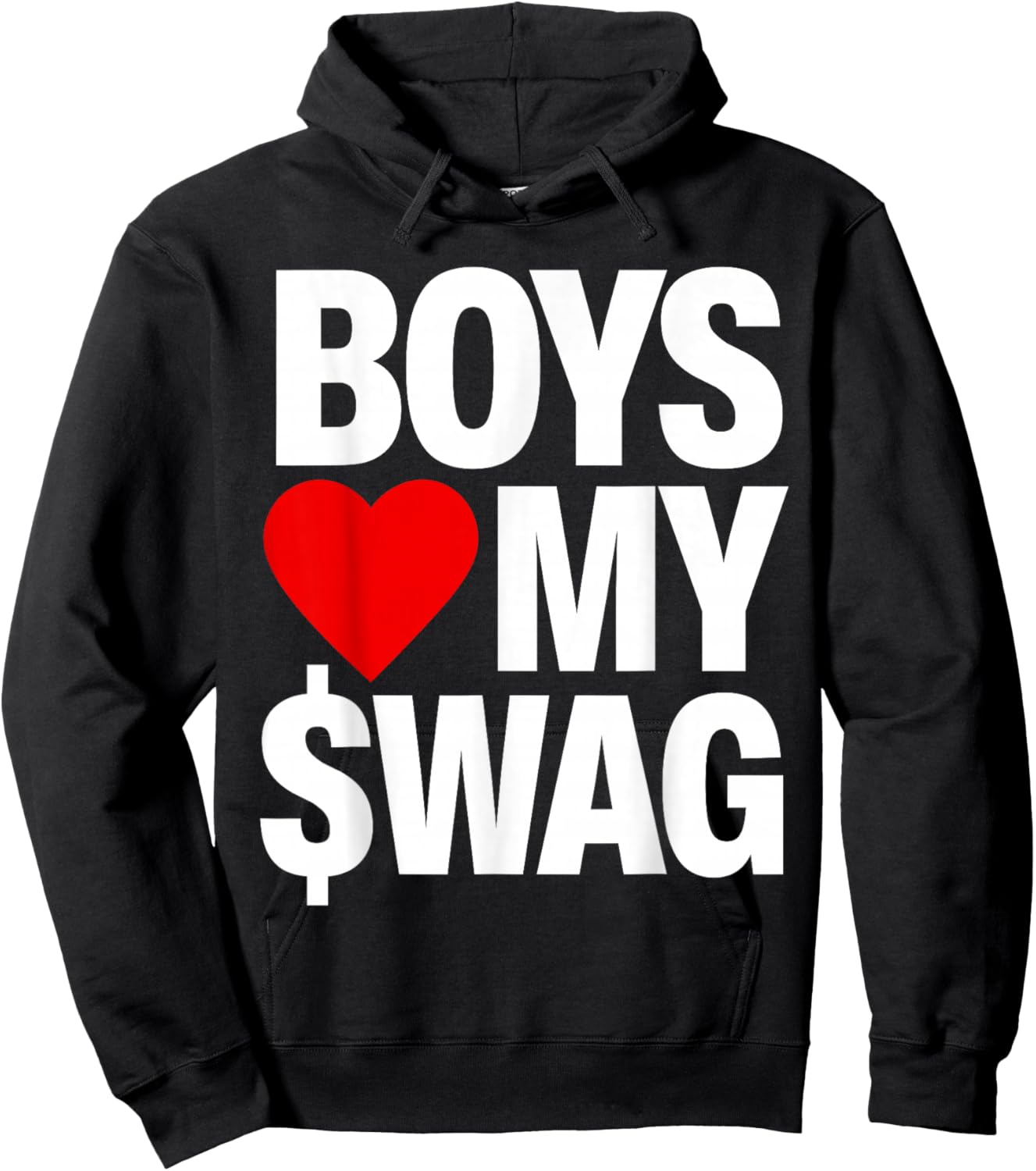 Boys Love My Swag Hoodie - Hoodie | Black