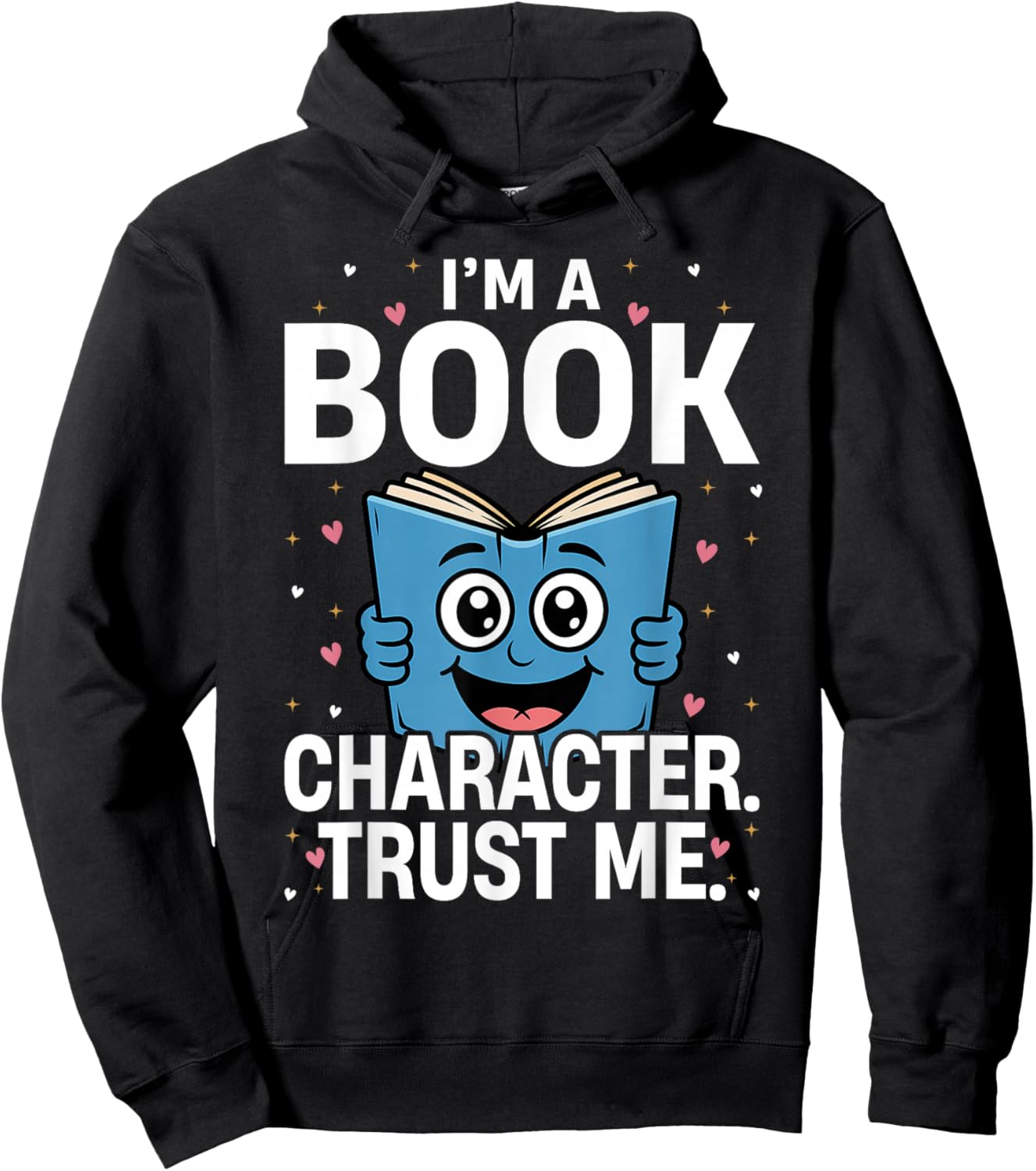 I'm a Book Character Costumes for Kids Storybook Hoodie - Hoodie | Black