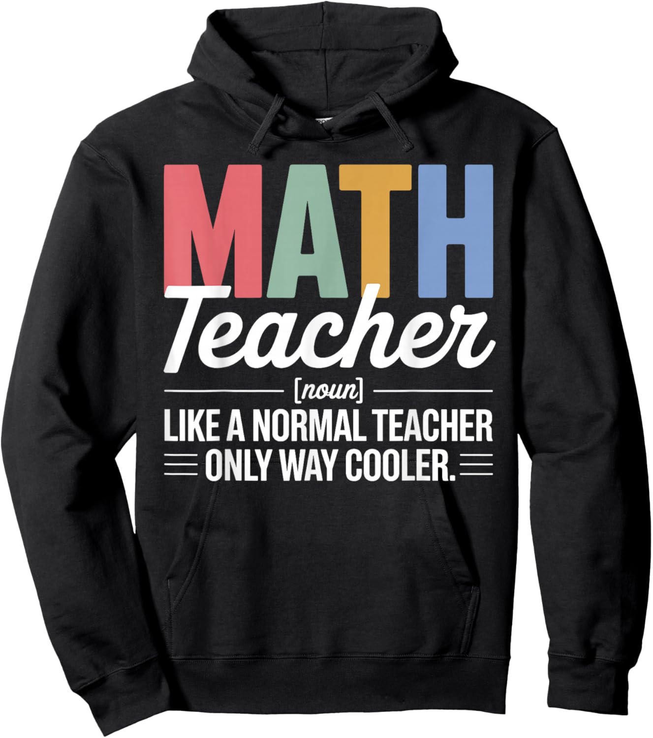 Cool Math Teacher Design Women Math Professor Hoodie - Hoodie | Black
